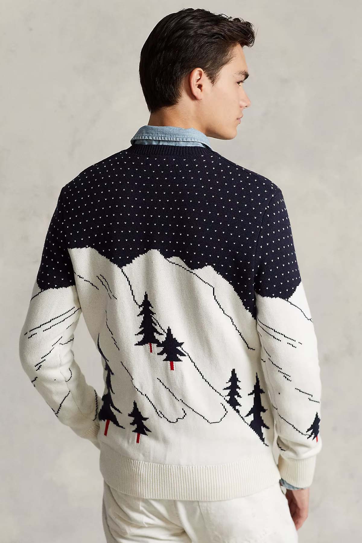 Polo Ralph Lauren Kayak Temalı Örgü Triko-Libas Trendy Fashion Store