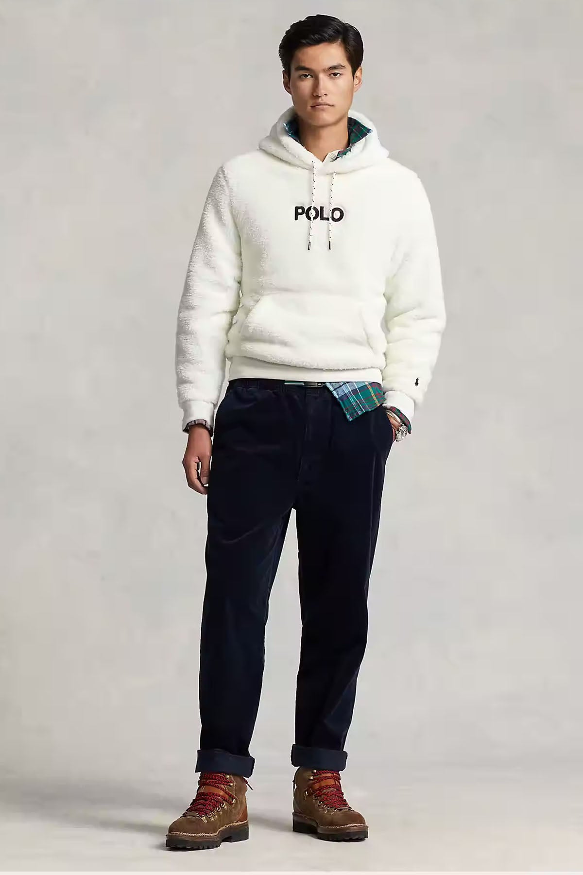 Polo Ralph Lauren Kapüşonlu Peluş Logo Sweatshirt-Libas Trendy Fashion Store