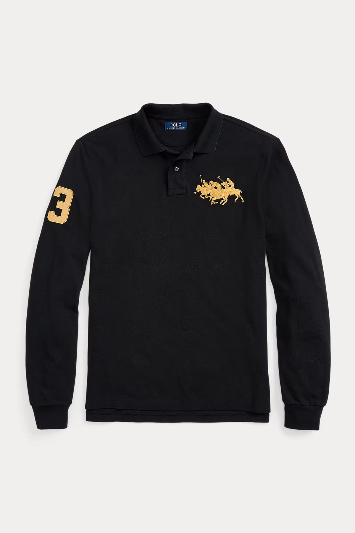 Polo Ralph Lauren Custom Slim Fit Triple Pony Polo Yaka T-Shirt-Libas Trendy Fashion Store