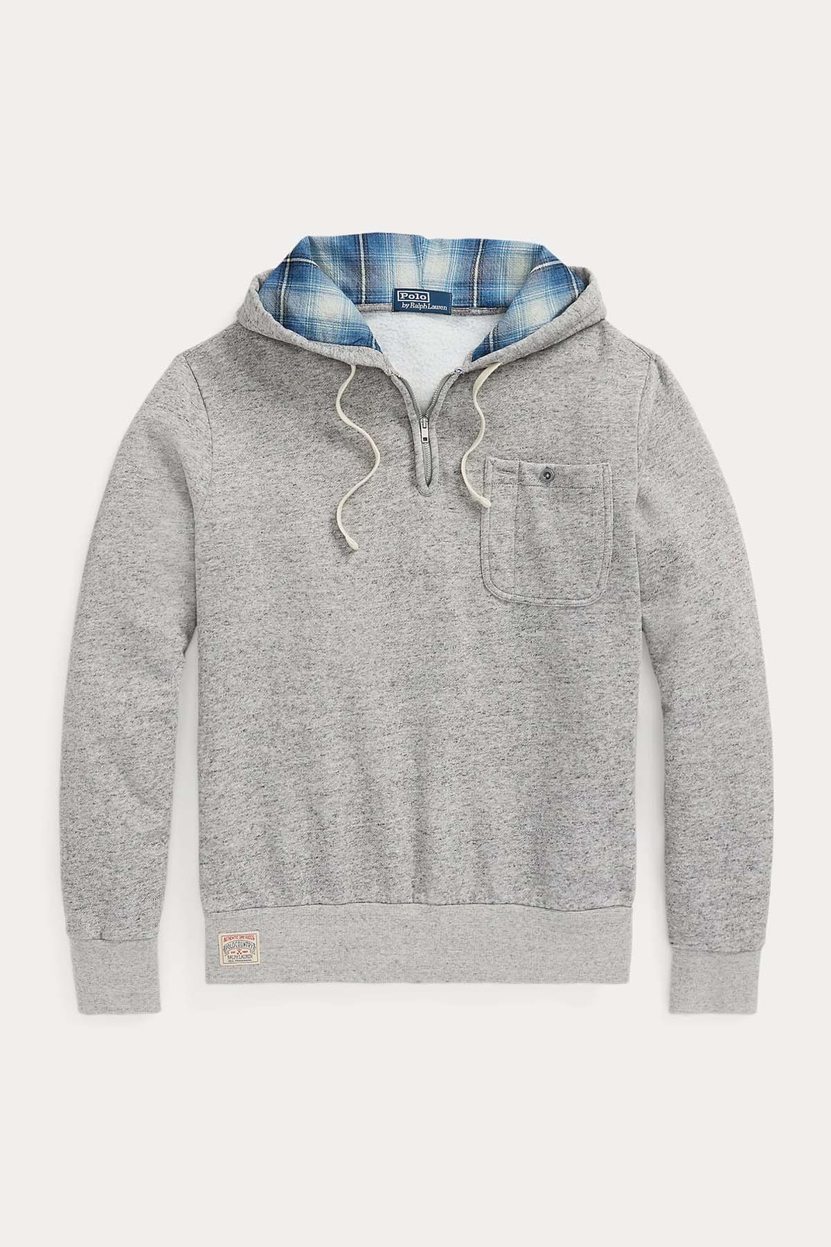 Polo Ralph Lauren Yarım Fermuarlı Kapüşonlu Sweatshirt-Libas Trendy Fashion Store