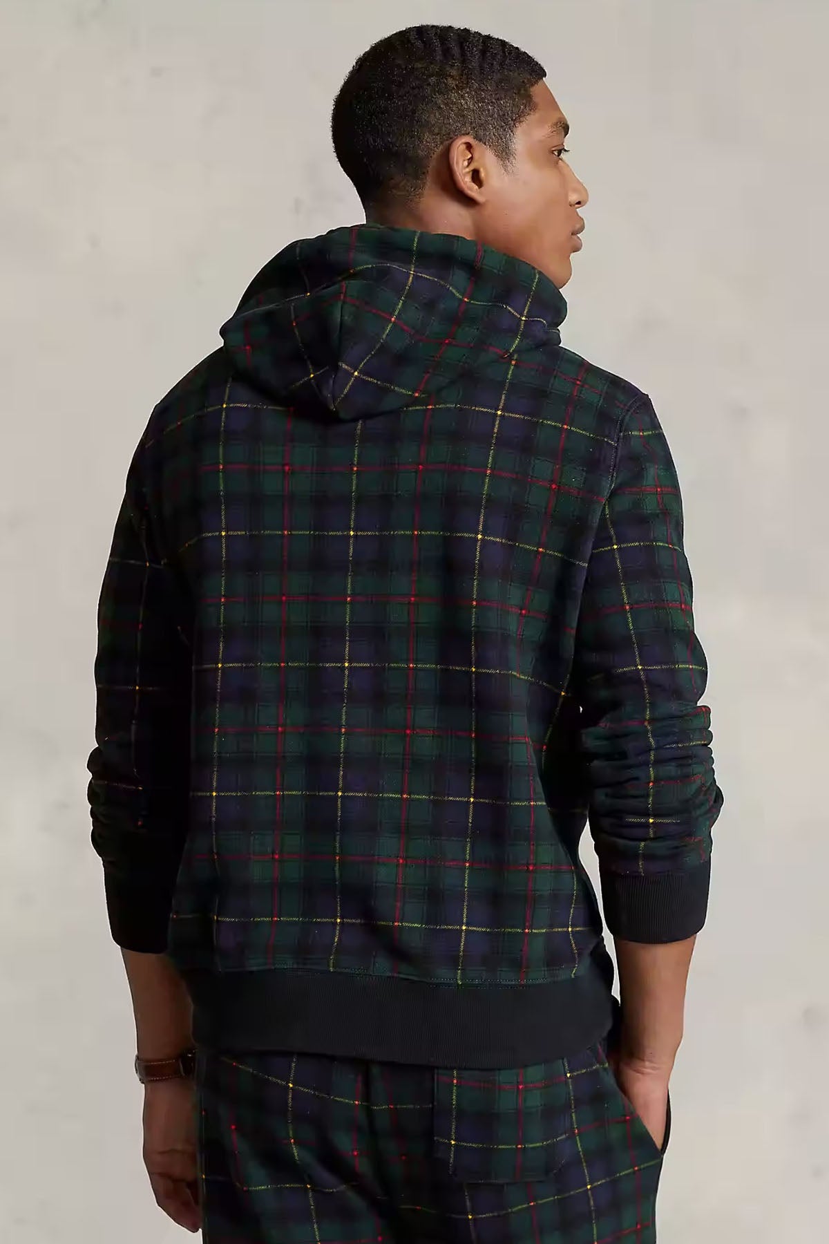 Polo Ralph Lauren Ekose Desenli Kapüşonlu Sweatshirt-Libas Trendy Fashion Store