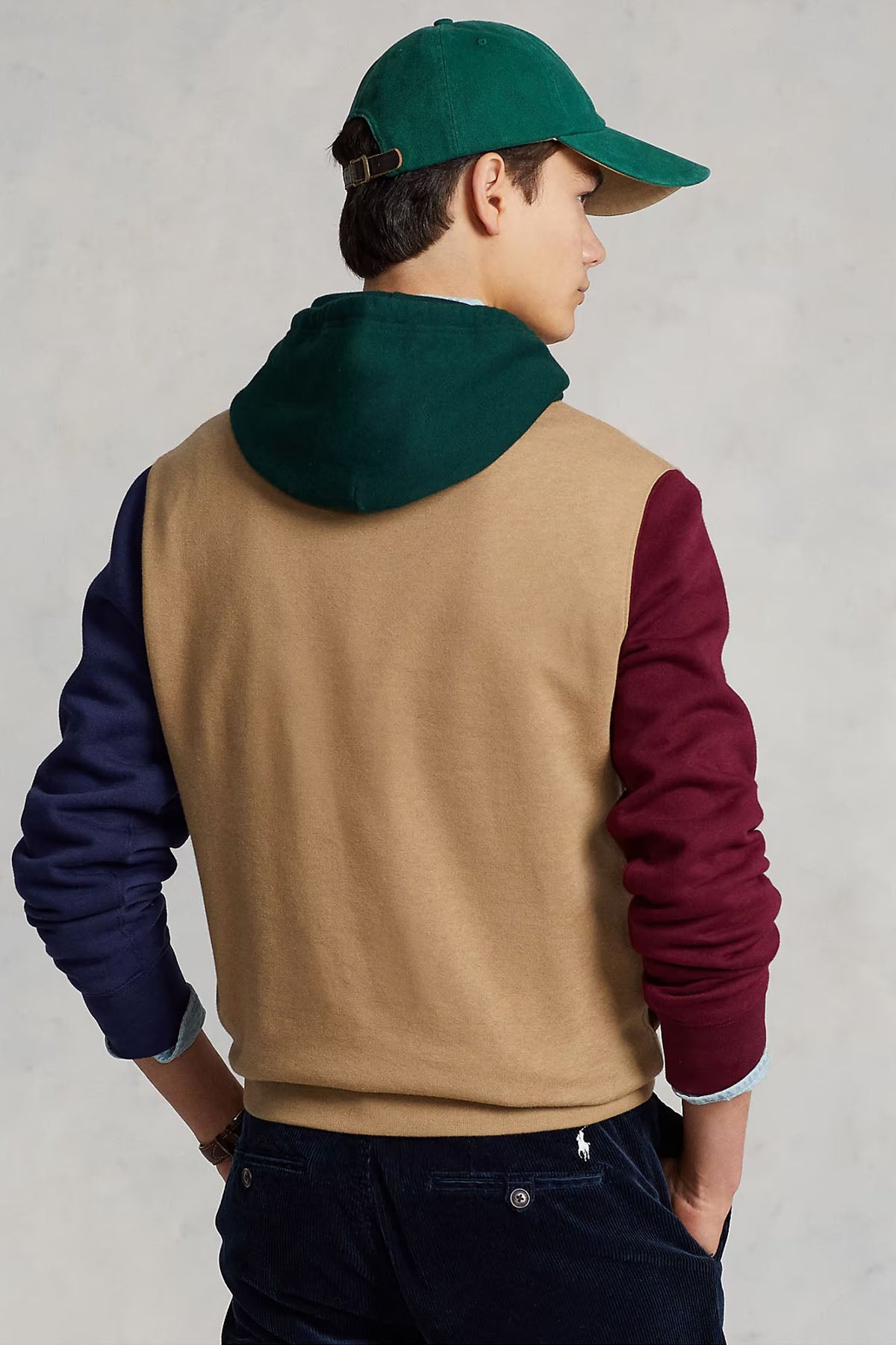 Polo Ralph Lauren Polo Bear Renk Bloklu Kapüşonlu Sweatshirt-Libas Trendy Fashion Store