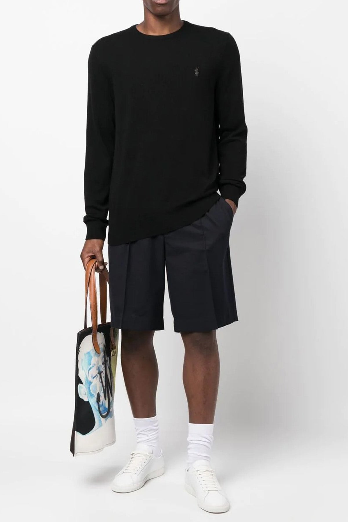 Polo Ralph Lauren Yuvarlak Yaka Yün Triko-Libas Trendy Fashion Store