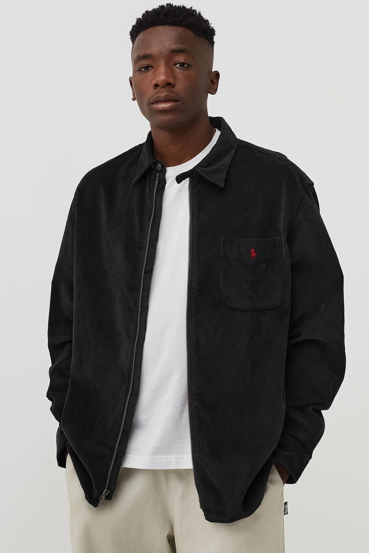 Polo Ralph Lauren Fitilli Kadife Fermuarlı Gömlek Ceket-Libas Trendy Fashion Store