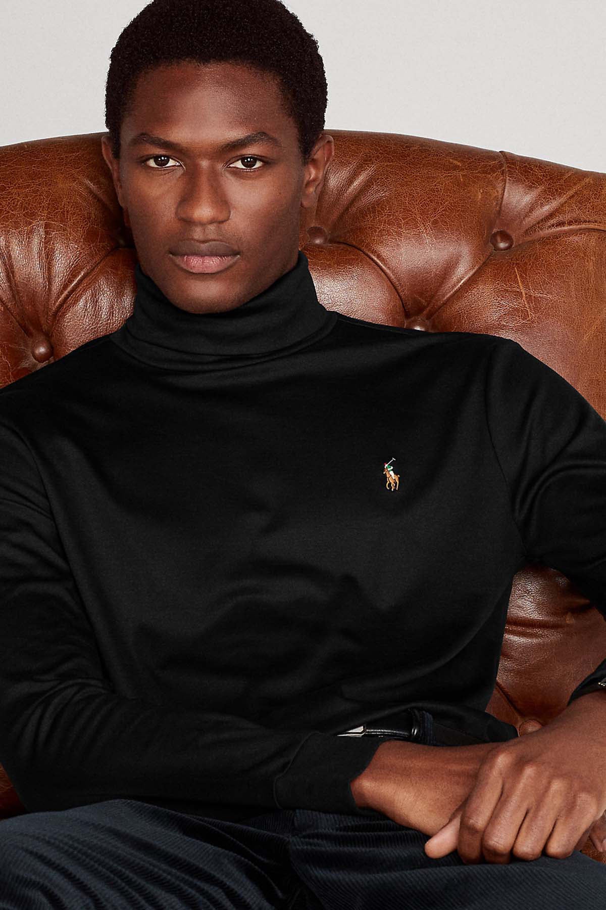 Polo Ralph Lauren Balıkçı Yaka Uzun Kollu İnce Sweatshirt-Libas Trendy Fashion Store