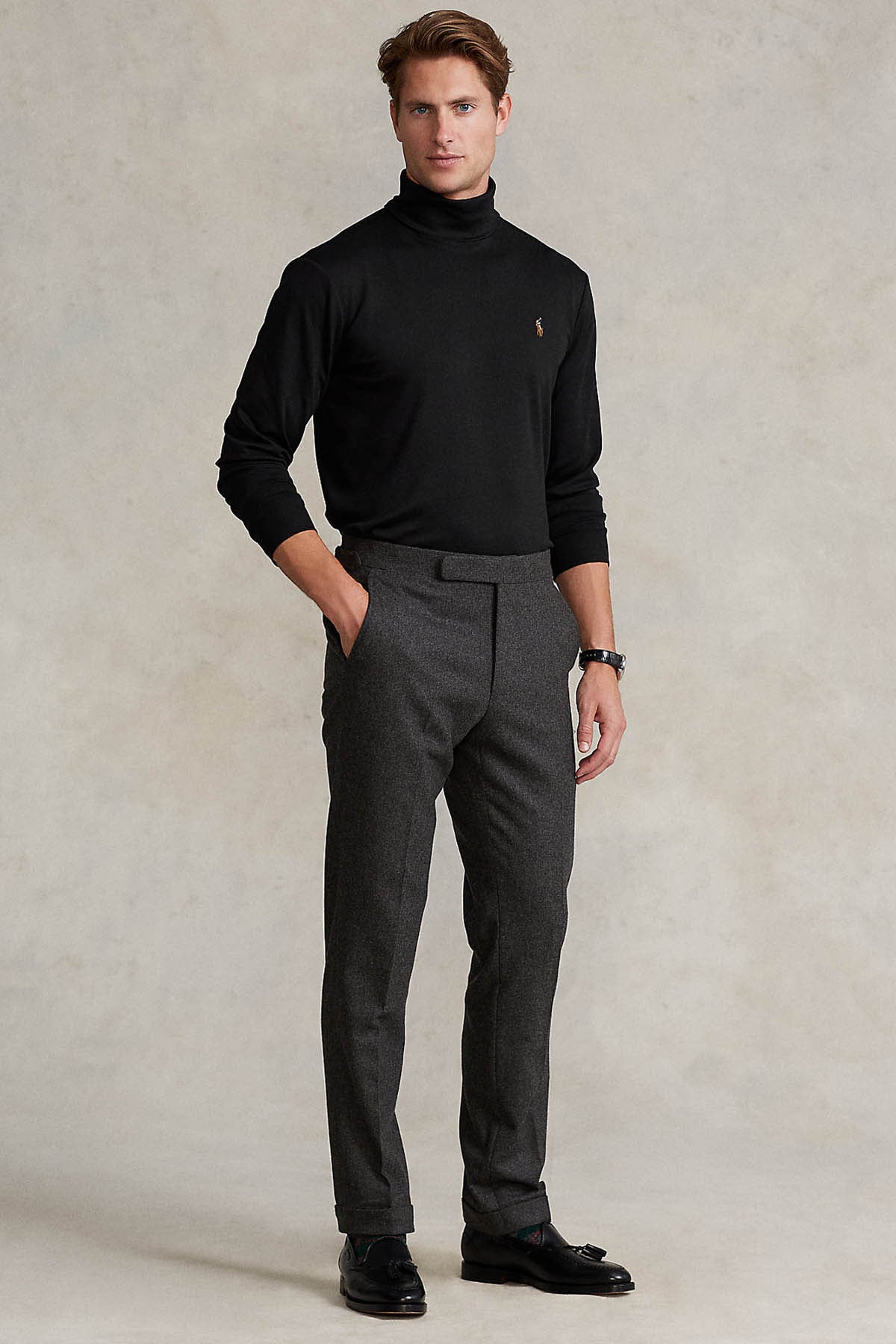 Polo Ralph Lauren Balıkçı Yaka Uzun Kollu İnce Sweatshirt-Libas Trendy Fashion Store