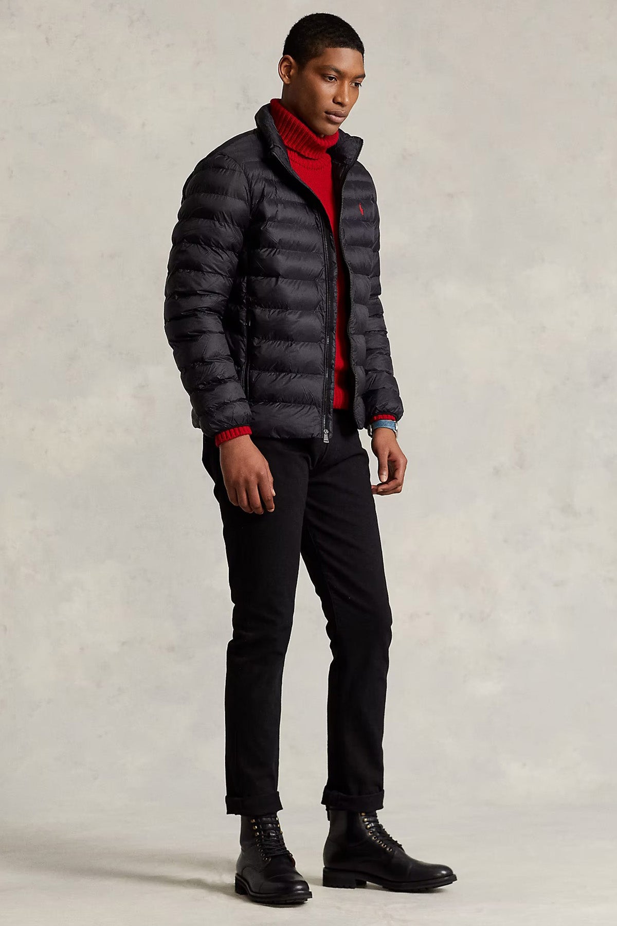 Polo Ralph Lauren Dik Yaka Puffer Mont-Libas Trendy Fashion Store