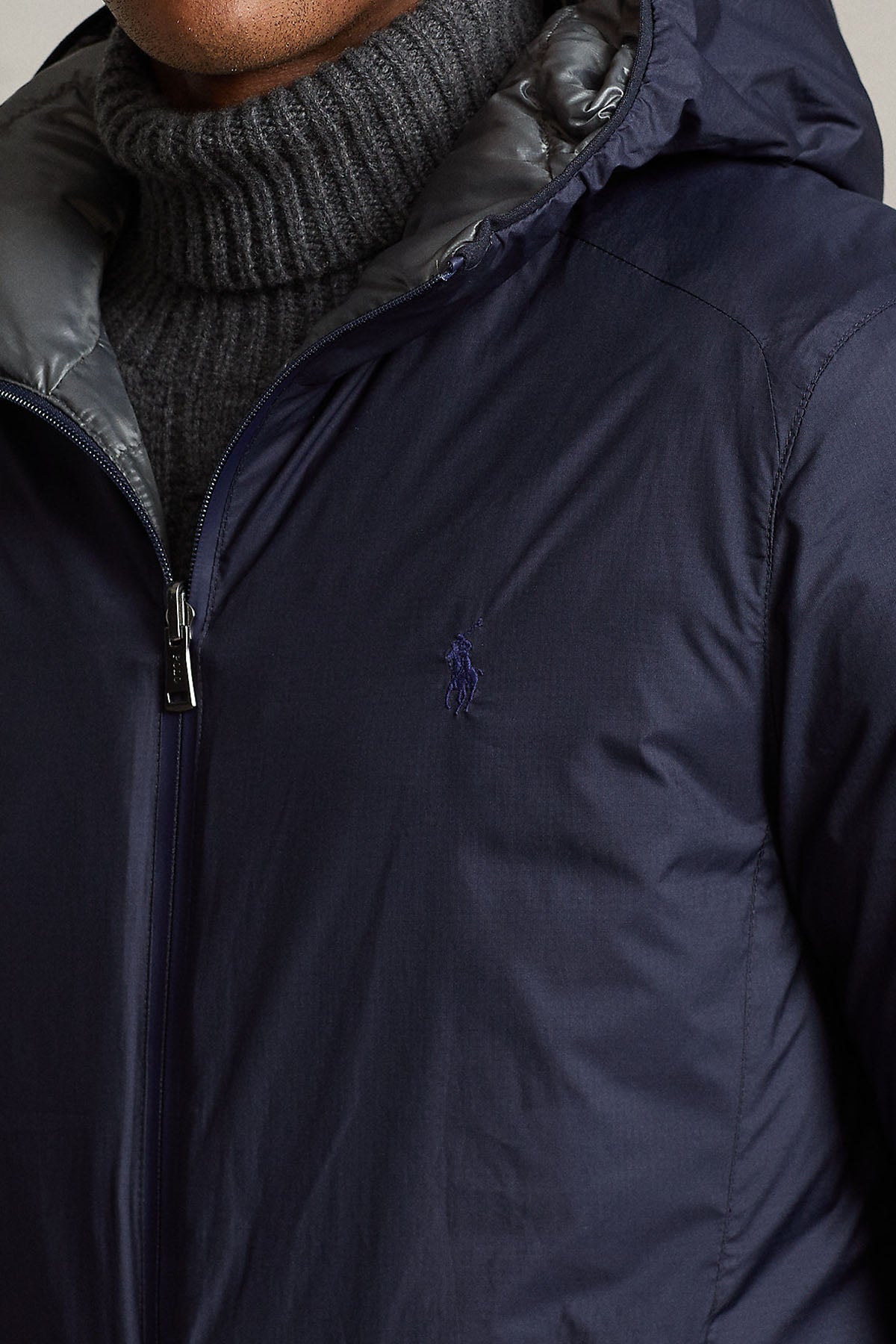 Polo Ralph Lauren Çift Taraflı Kapüşonlu Puffer Mont-Libas Trendy Fashion Store