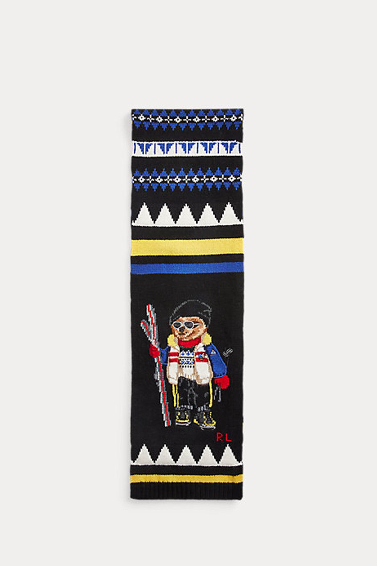 Polo Ralph Lauren Kayak Temalı Yün Polo Bear Atkı-Libas Trendy Fashion Store