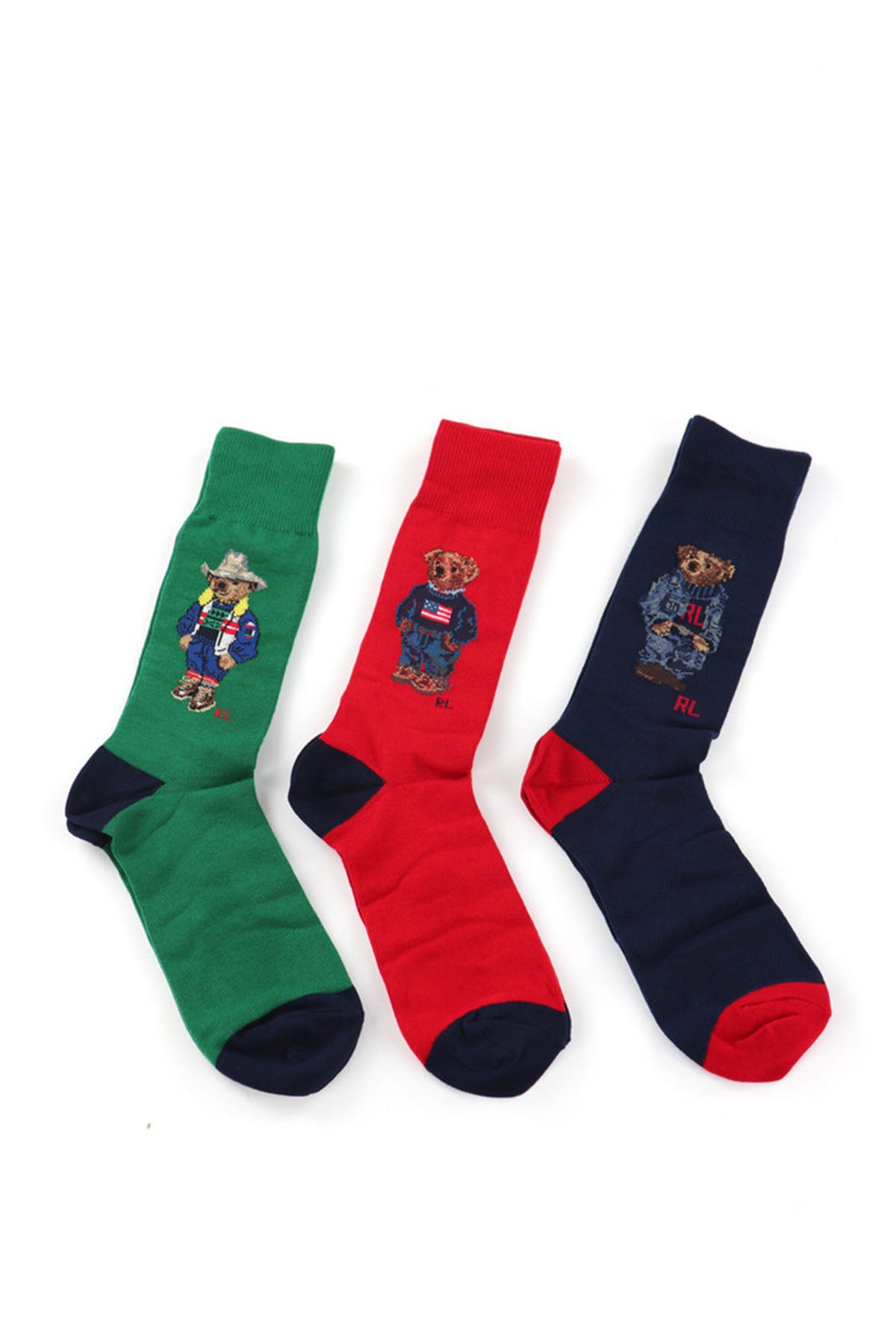 Polo Ralph Lauren 3'lü Paket Polo Bear Çorap-Libas Trendy Fashion Store