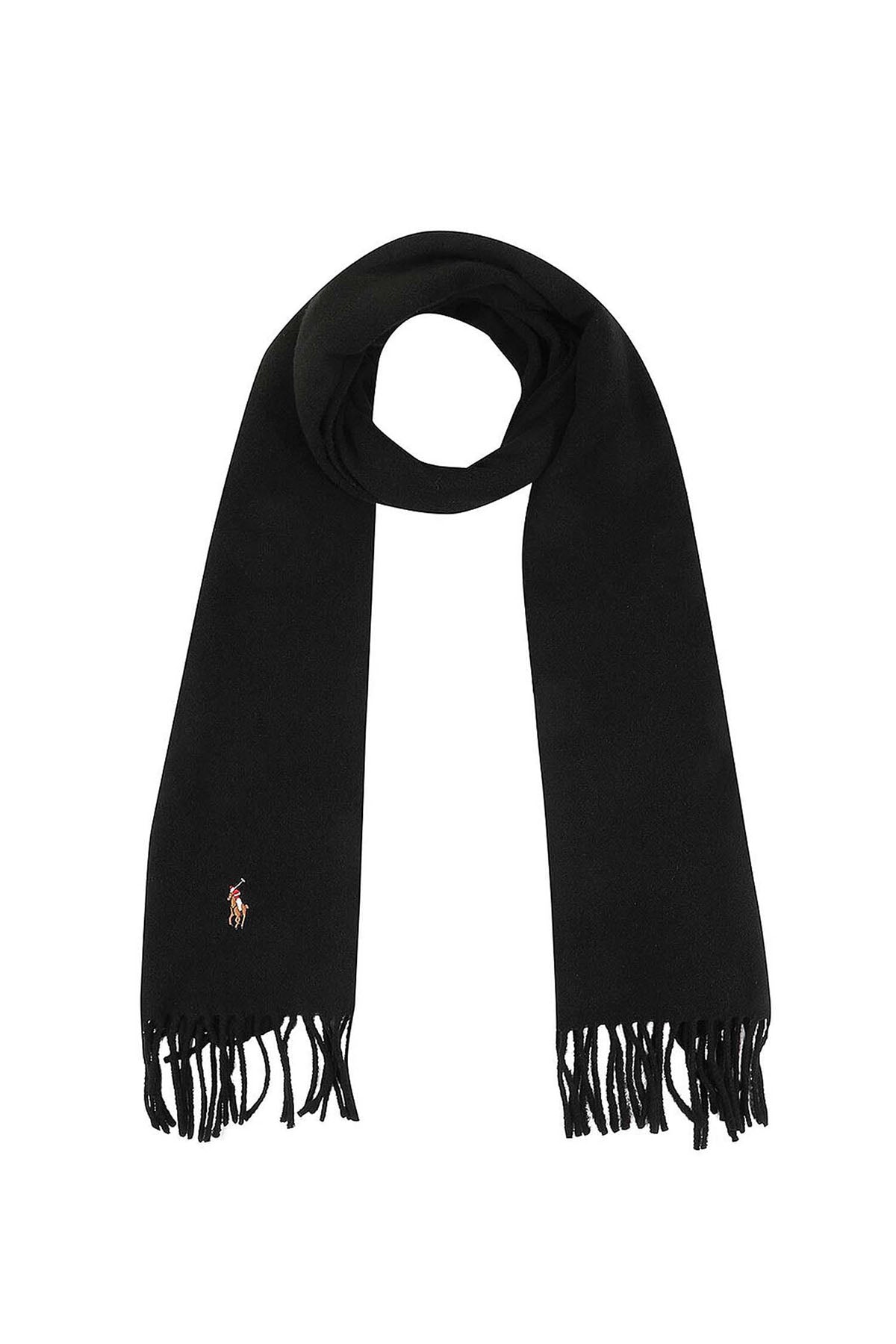 Polo Ralph Lauren Logolu Yün Atkı-Libas Trendy Fashion Store