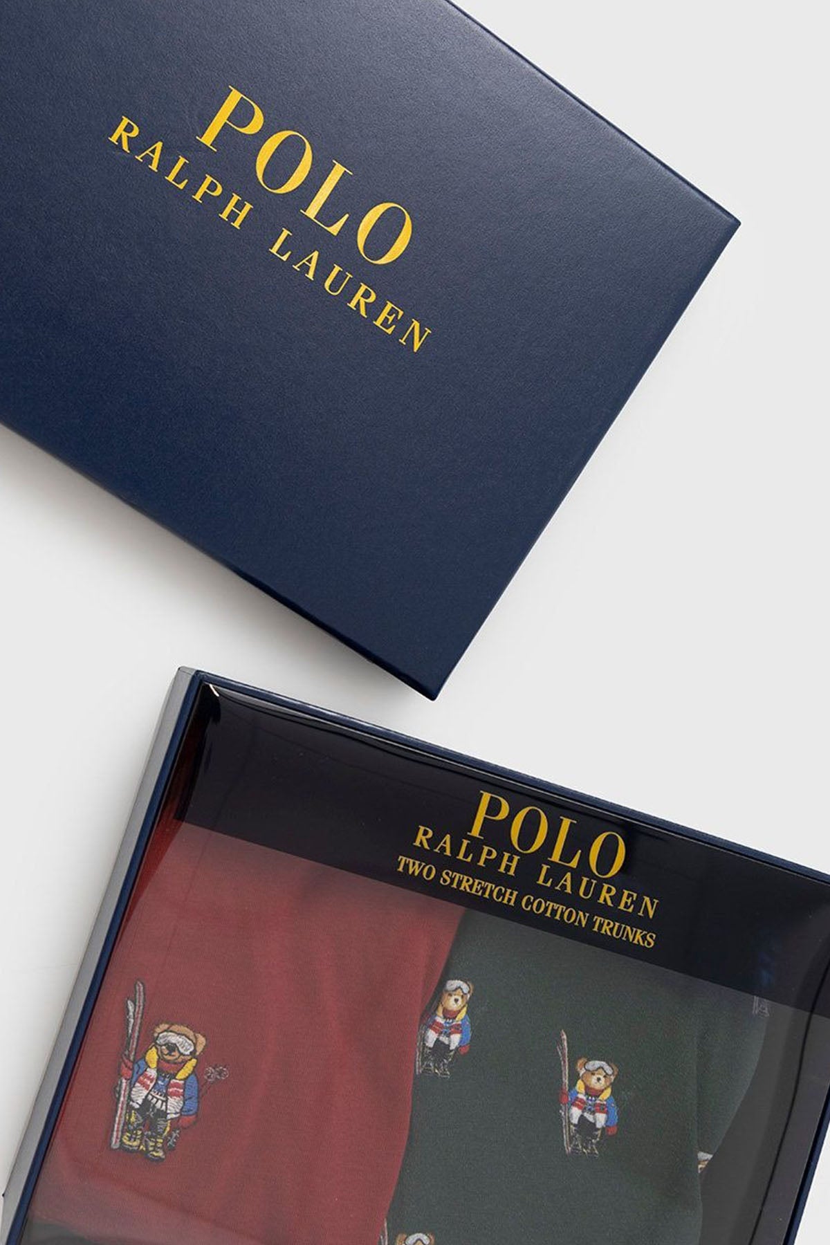 Polo Ralph Lauren 2'li Paket Polo Bear Streç Pamuklu Boxer-Libas Trendy Fashion Store