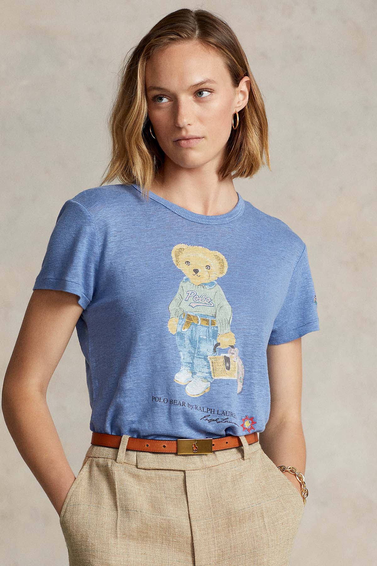 Polo Ralph Lauren Polo Bear Keten T-shirt-Libas Trendy Fashion Store