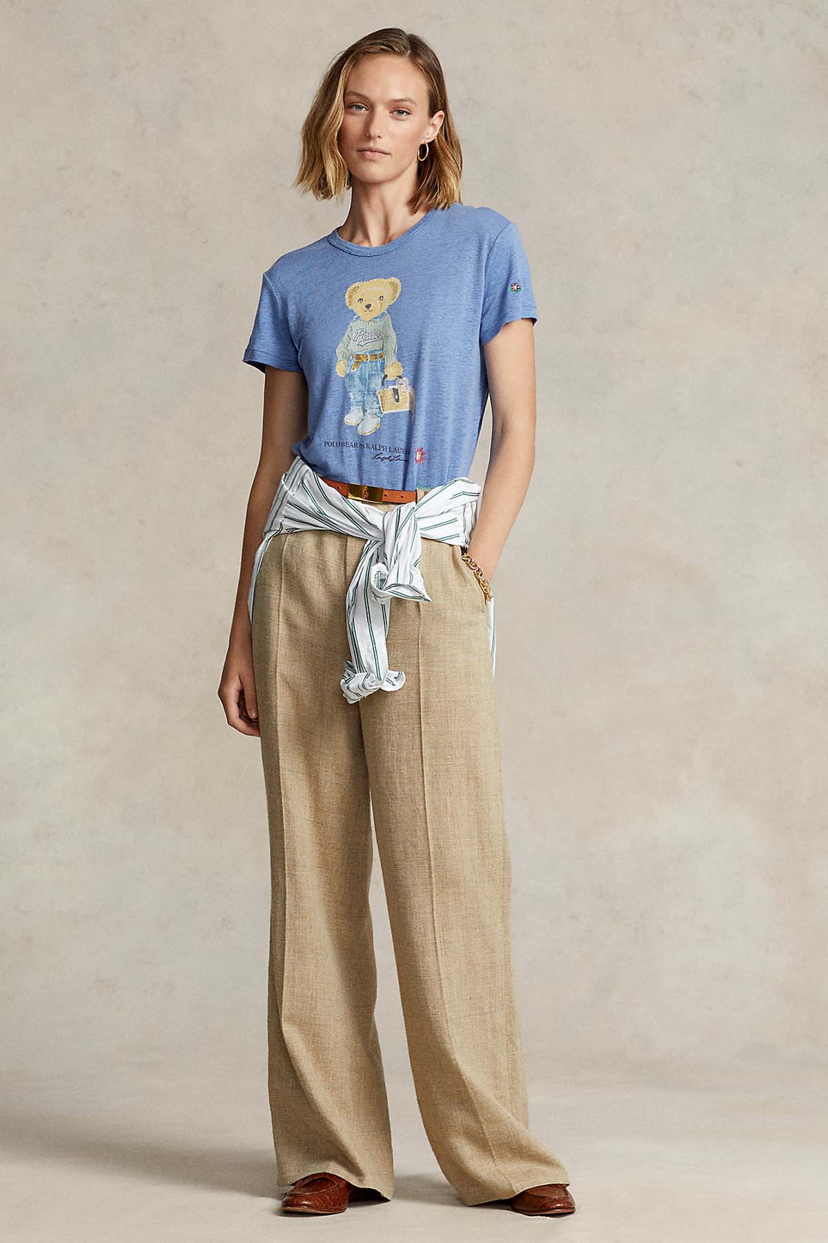 Polo Ralph Lauren Polo Bear Keten T-shirt-Libas Trendy Fashion Store