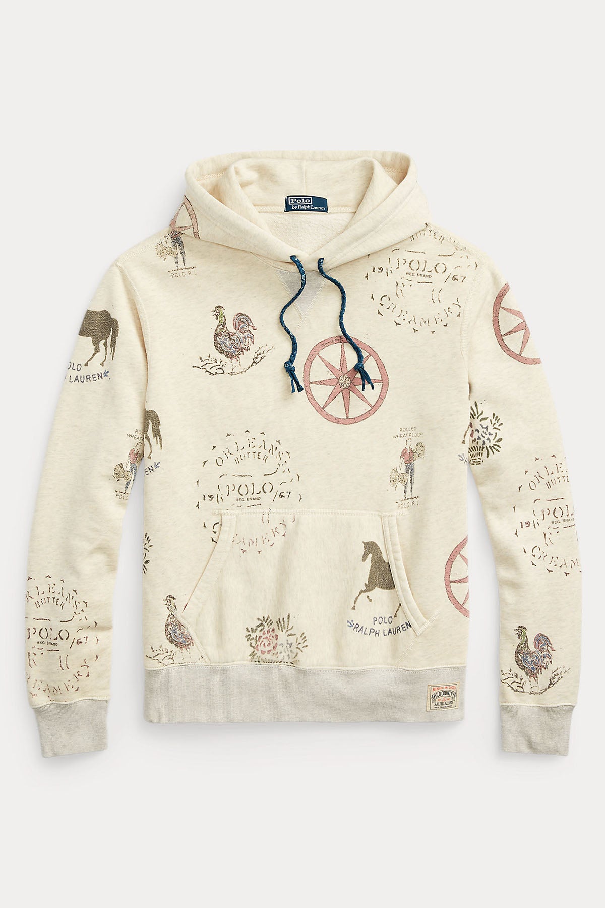 Polo Ralph Lauren Desenli Kapüşonlu Sweatshirt-Libas Trendy Fashion Store