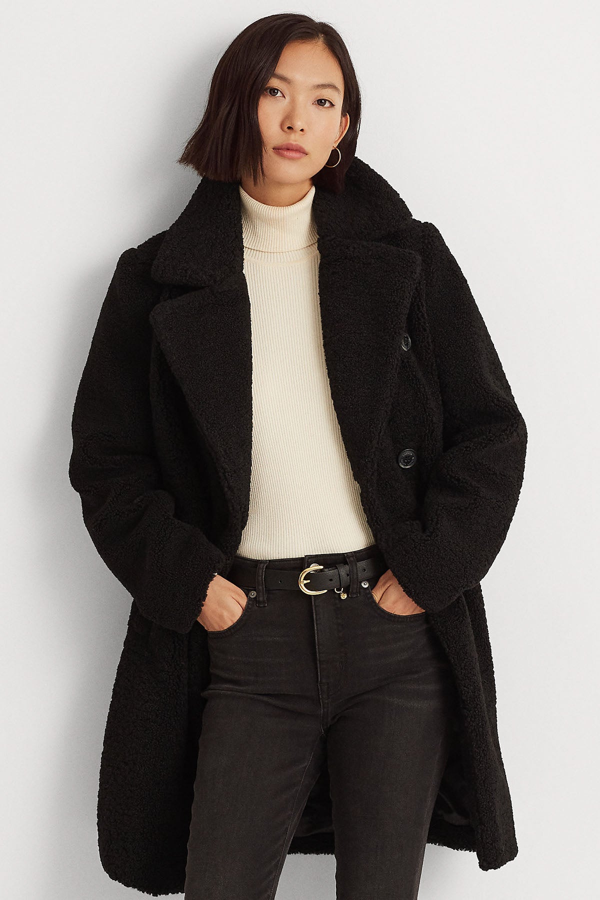 Polo Ralph Lauren Kruvaze Peluş Kaban-Libas Trendy Fashion Store