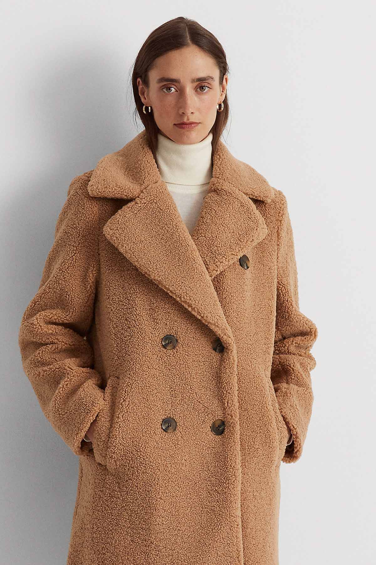 Polo Ralph Lauren Kruvaze Peluş Kaban-Libas Trendy Fashion Store