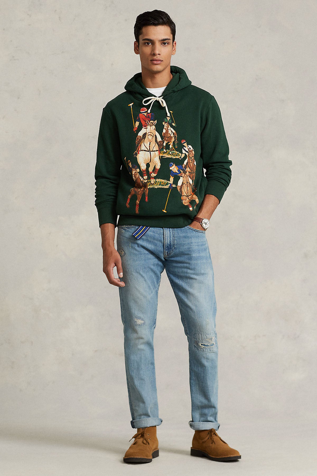 Polo Ralph Lauren Big Pony Logolu Kapüşonlu Sweatshirt-Libas Trendy Fashion Store