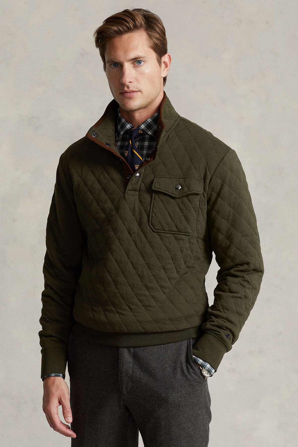 Polo Ralph Lauren Dik Yaka Kapitone Sweatshirt-Libas Trendy Fashion Store