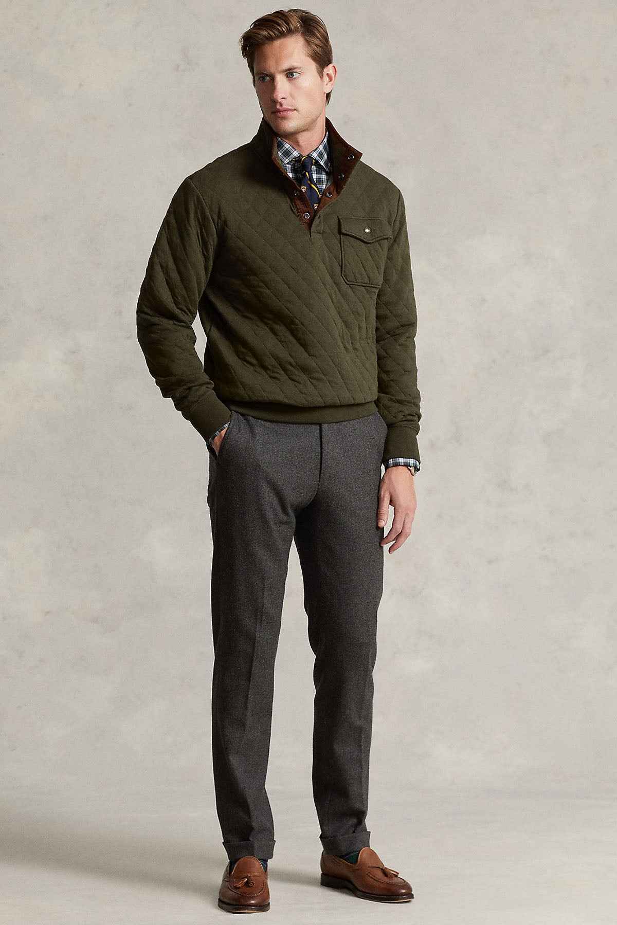 Polo Ralph Lauren Dik Yaka Kapitone Sweatshirt-Libas Trendy Fashion Store