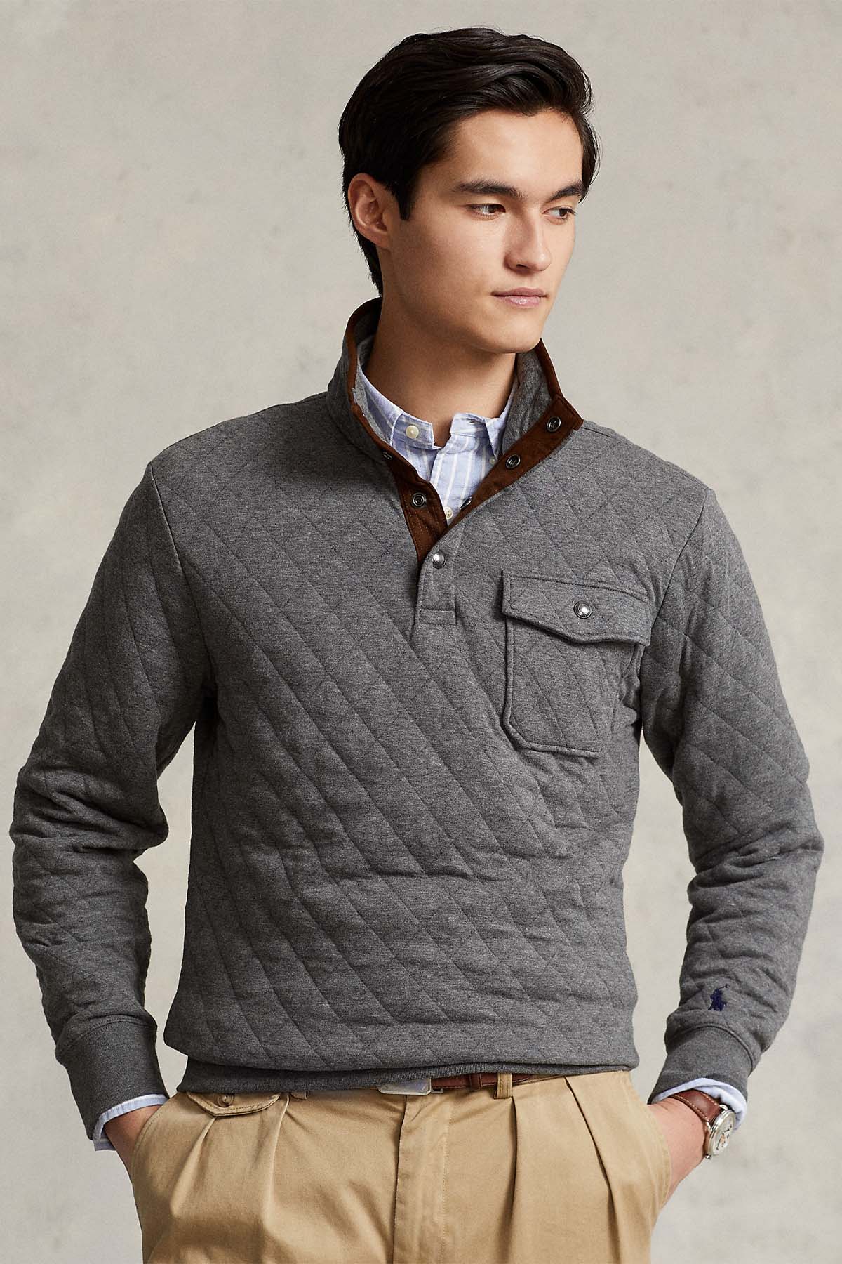 Polo Ralph Lauren Dik Yaka Kapitone Sweatshirt-Libas Trendy Fashion Store