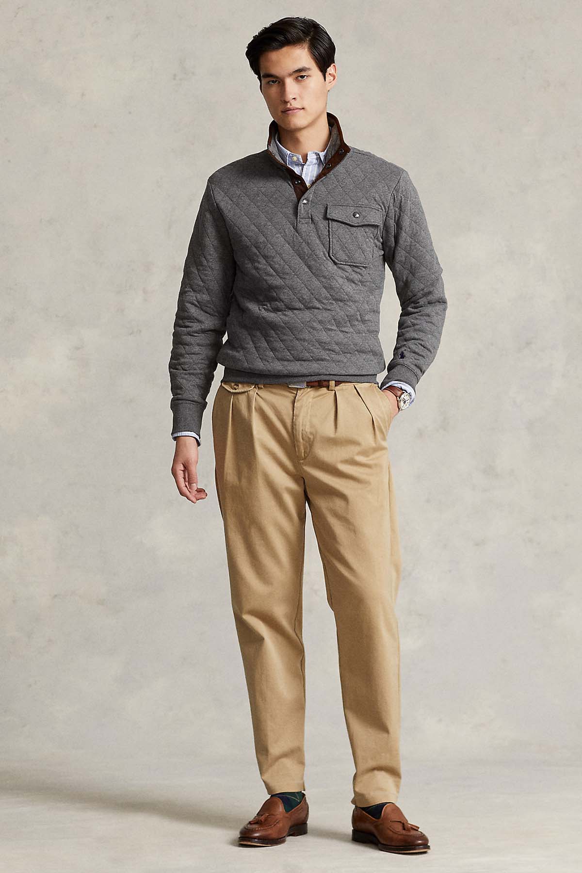 Polo Ralph Lauren Dik Yaka Kapitone Sweatshirt-Libas Trendy Fashion Store