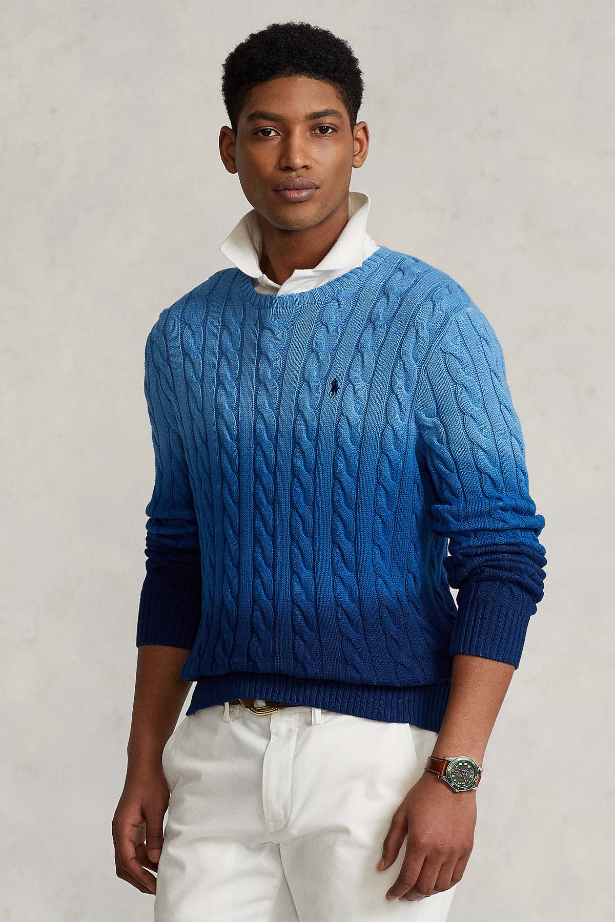 Polo Ralph Lauren Degrade Saç Örgü Triko-Libas Trendy Fashion Store