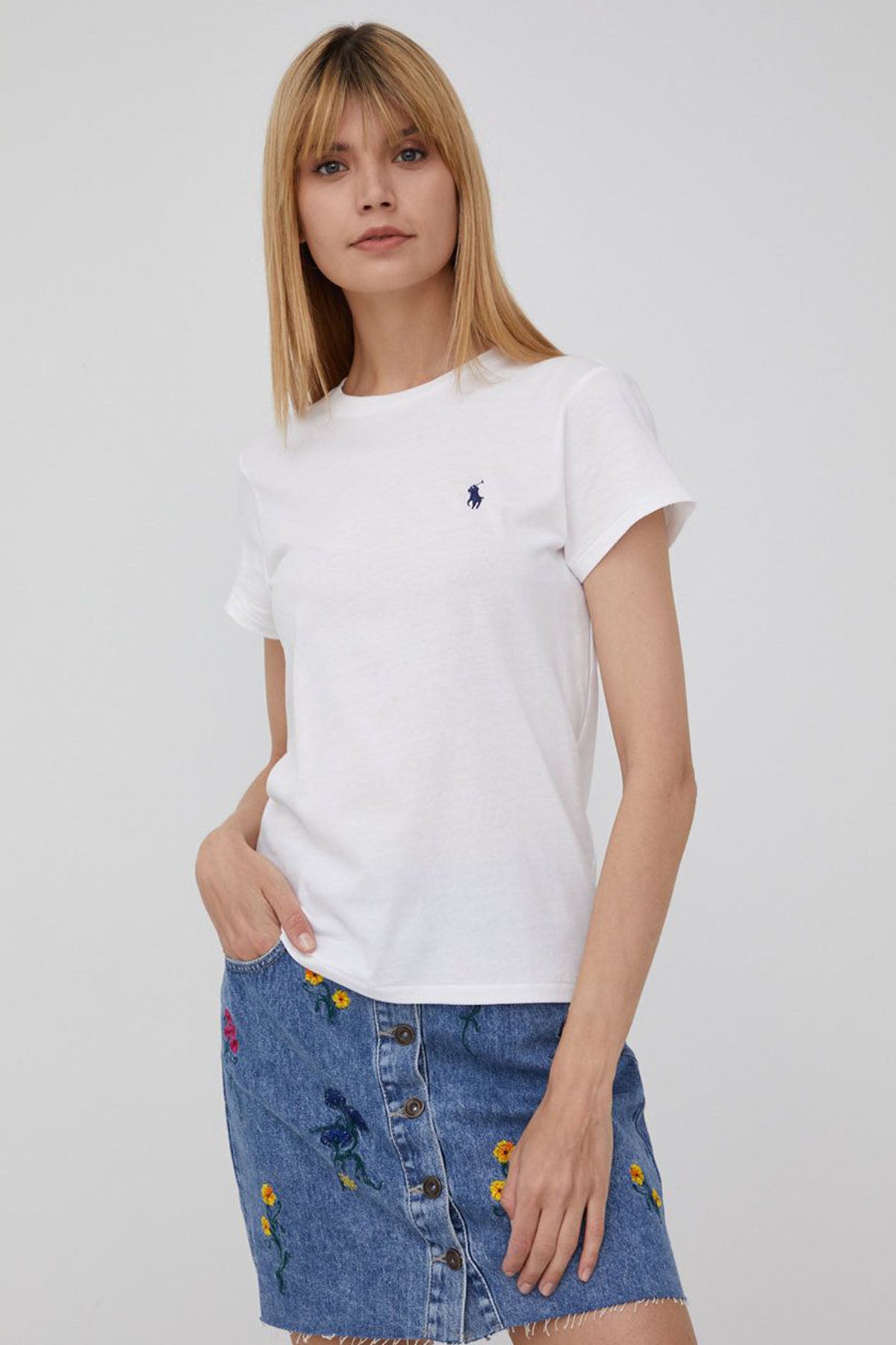 Polo Ralph Lauren Custom Fit Yuvarlak Yaka T-shirt-Libas Trendy Fashion Store