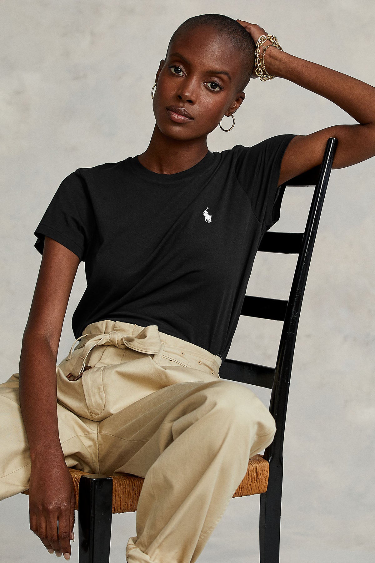 Polo Ralph Lauren Custom Fit Yuvarlak Yaka T-shirt-Libas Trendy Fashion Store