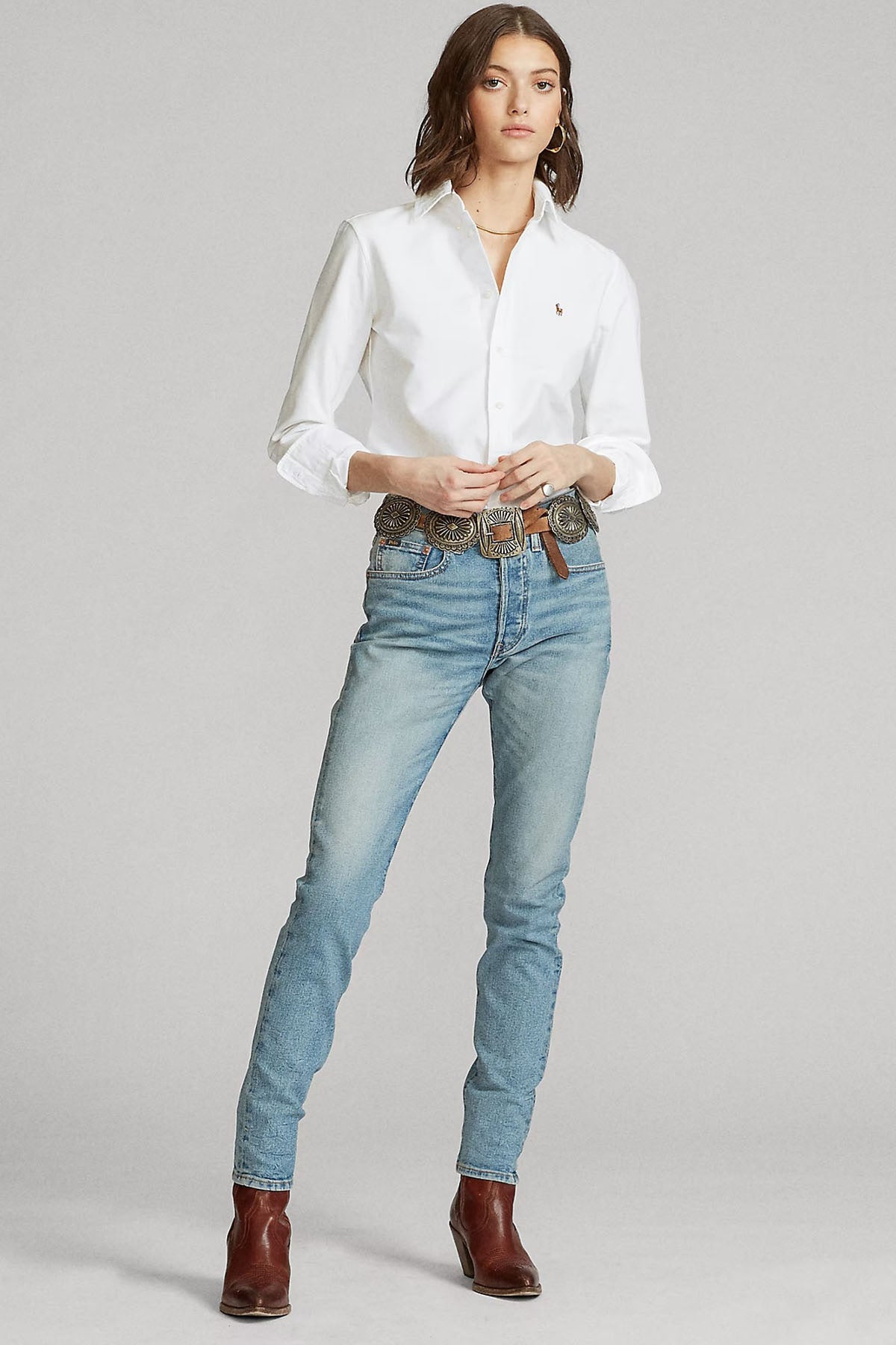 Polo Ralph Lauren Slim Fit Oxford Gömlek-Libas Trendy Fashion Store