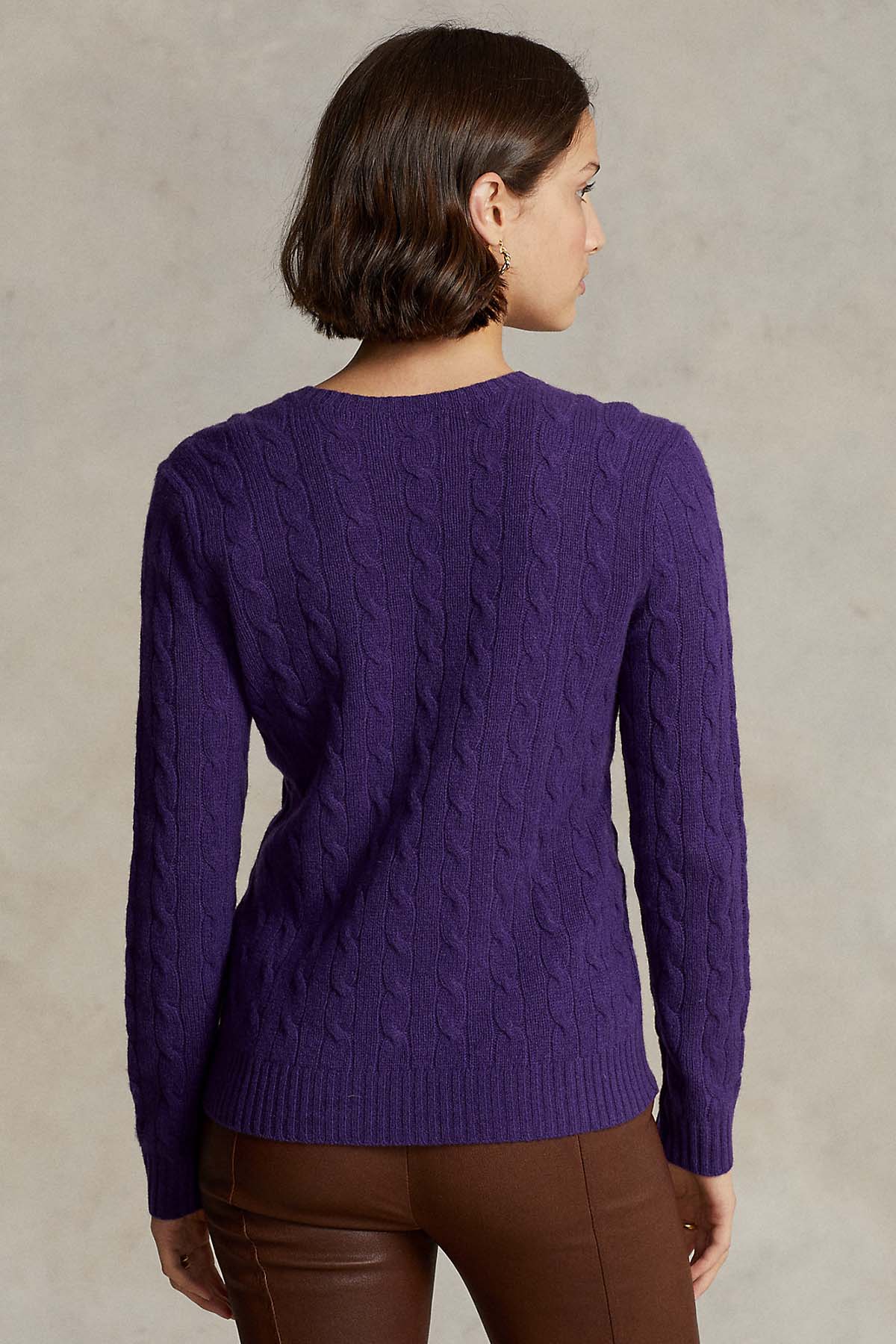 Polo Ralph Lauren Saç Örgü Kaşmirli Yün Triko-Libas Trendy Fashion Store