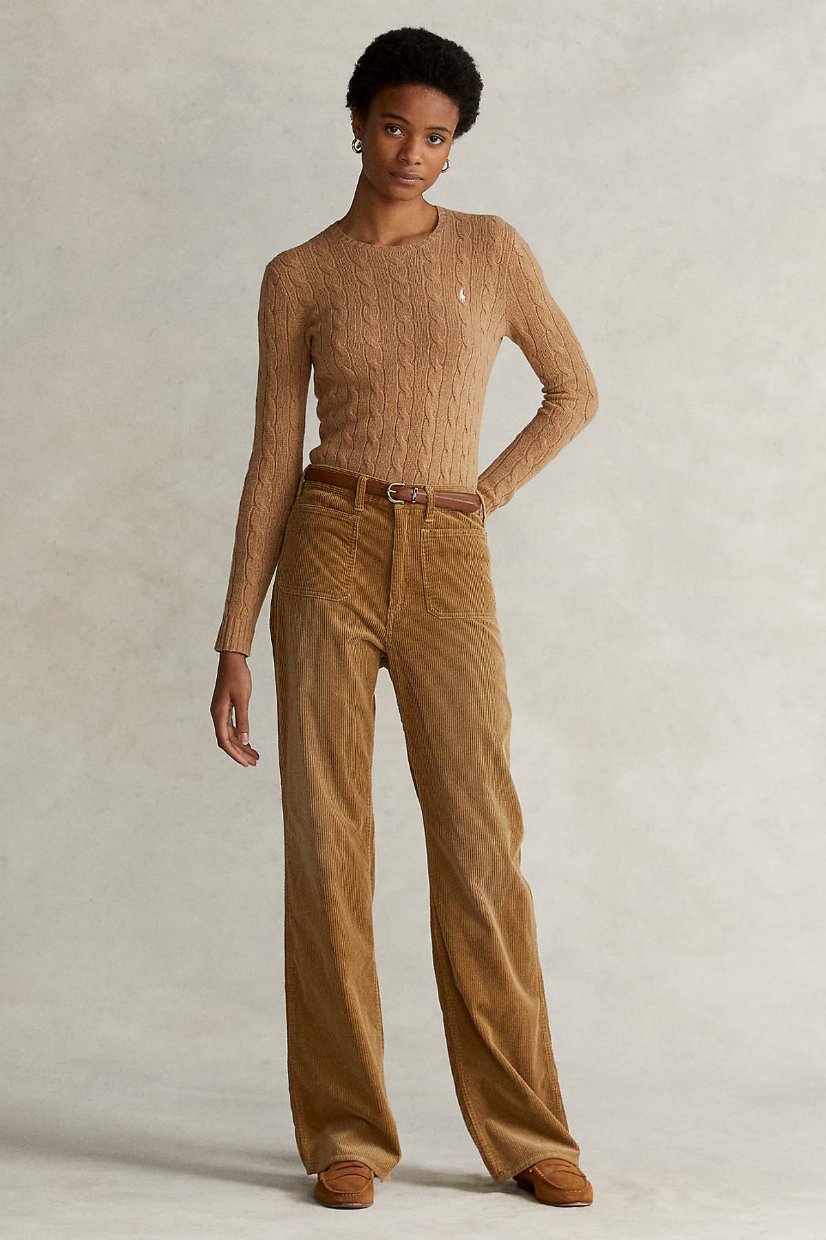 Polo Ralph Lauren Saç Örgü Kaşmirli Yün Triko-Libas Trendy Fashion Store