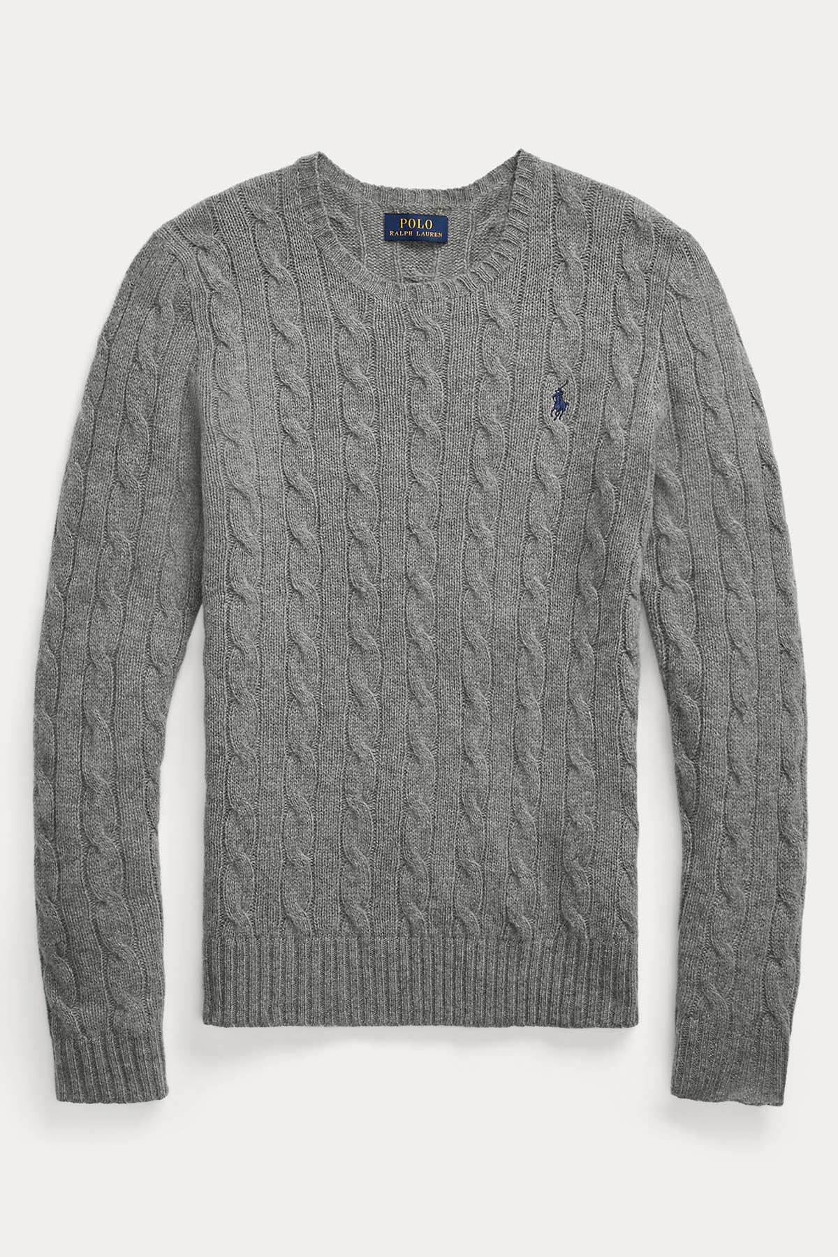 Polo Ralph Lauren Saç Örgü Kaşmirli Yün Triko-Libas Trendy Fashion Store