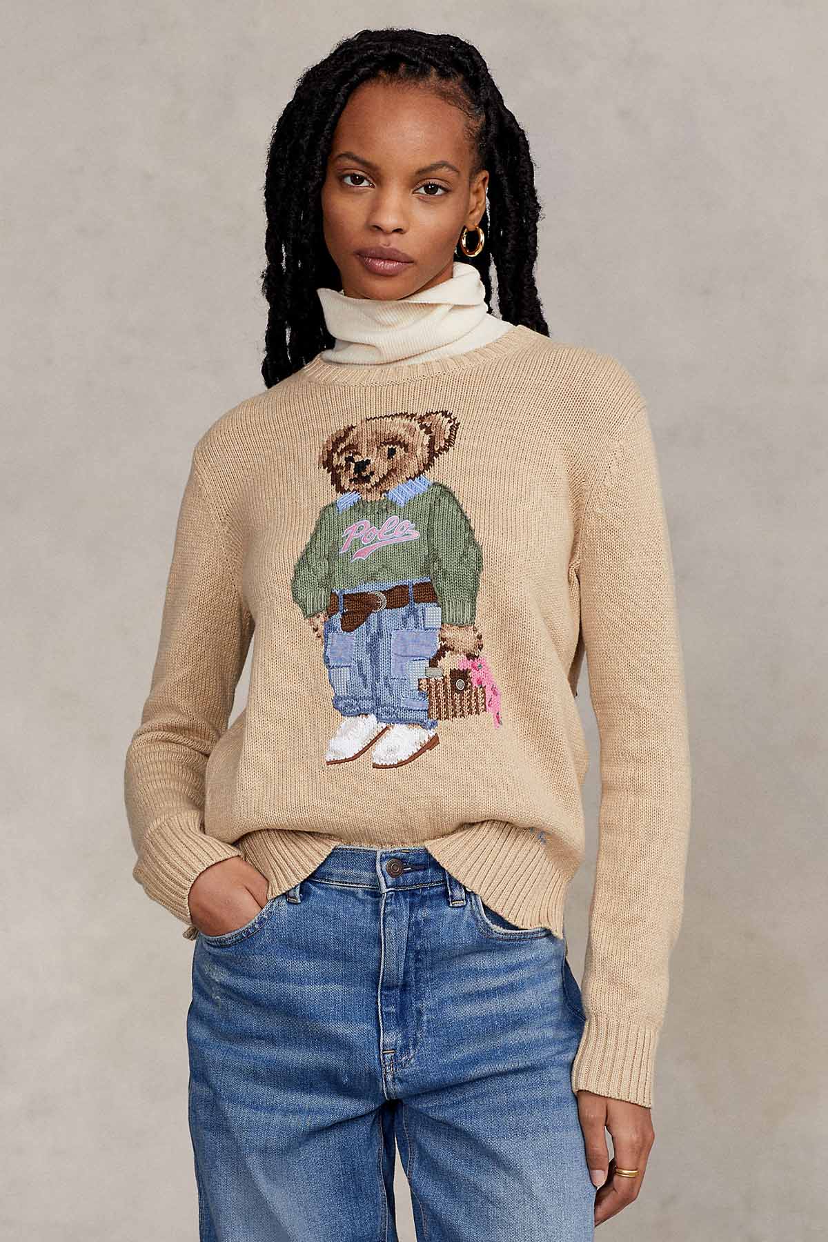 Polo Ralph Lauren Polo Bear Örgü Triko-Libas Trendy Fashion Store