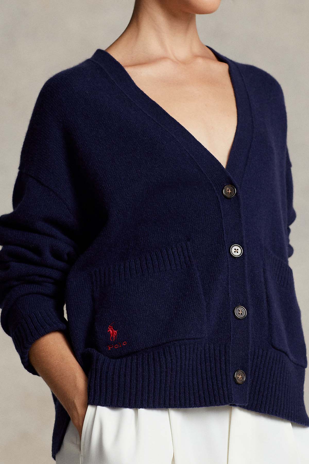 Polo Ralph Lauren Kaşmirli Yün Triko Ceket-Libas Trendy Fashion Store