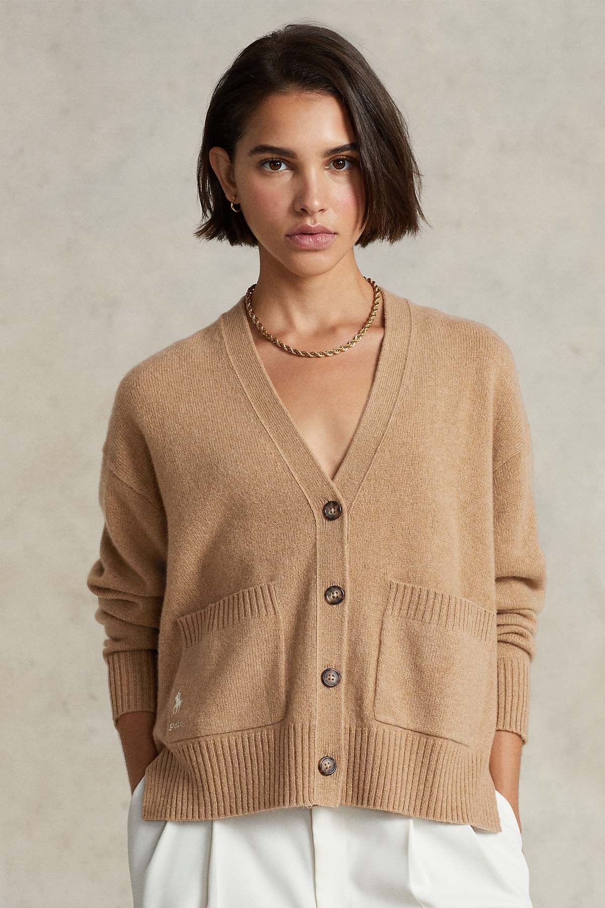 Polo Ralph Lauren Kaşmirli Yün Triko Ceket-Libas Trendy Fashion Store