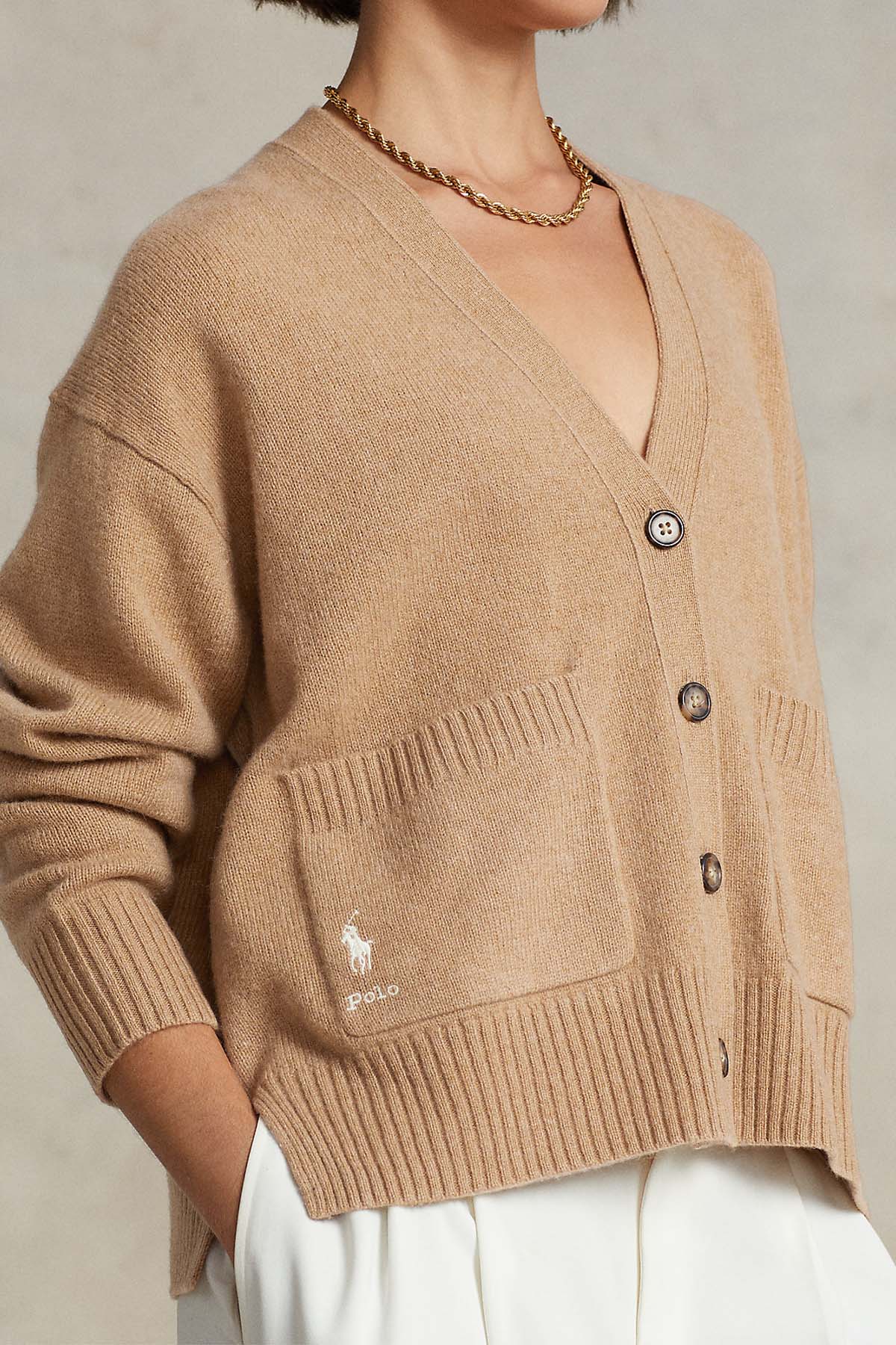 Polo Ralph Lauren Kaşmirli Yün Triko Ceket-Libas Trendy Fashion Store