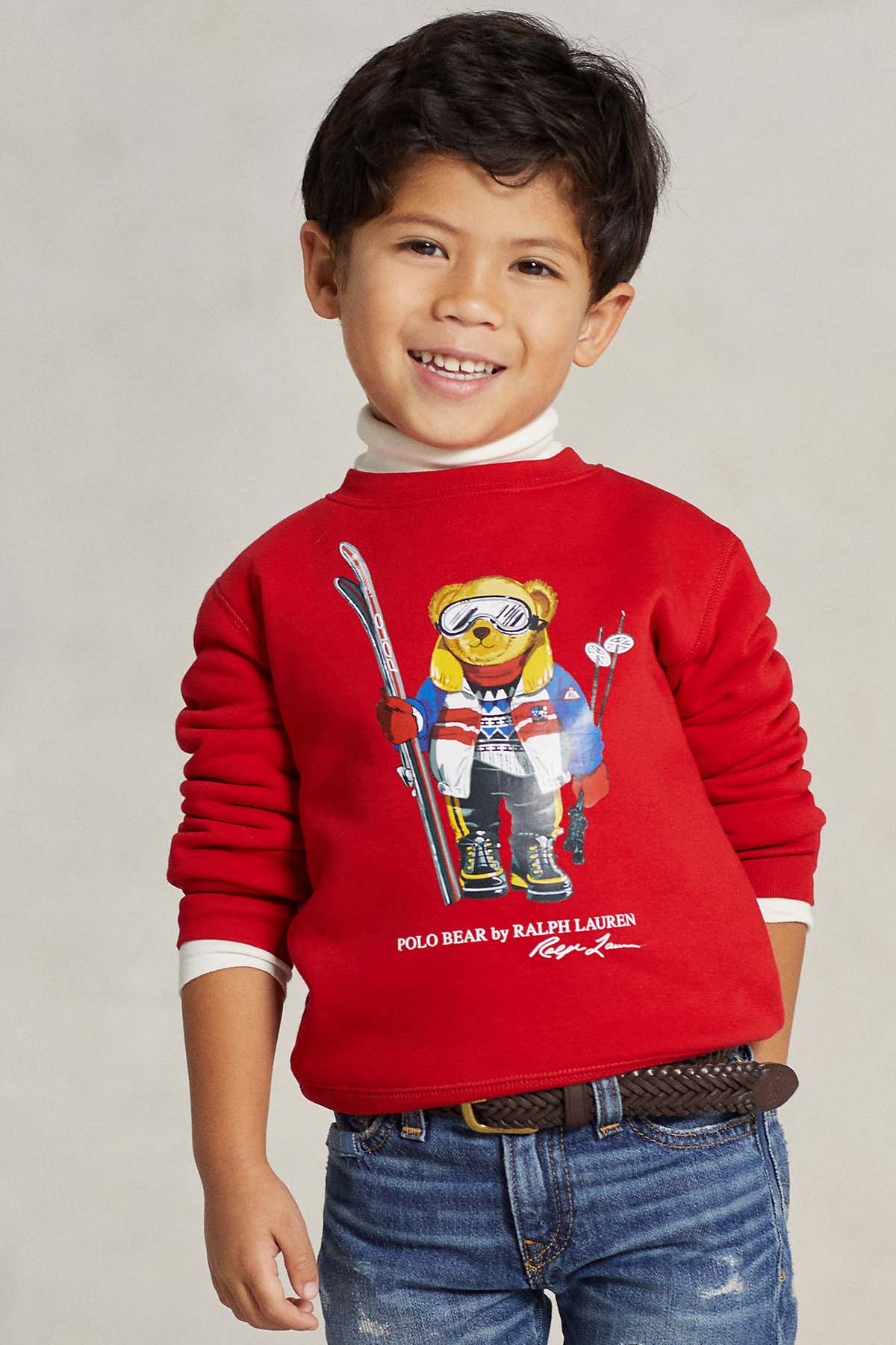Polo Ralph Lauren Kids 2-4 Yaş Erkek Çocuk Polo Bear Sweatshirt-Libas Trendy Fashion Store