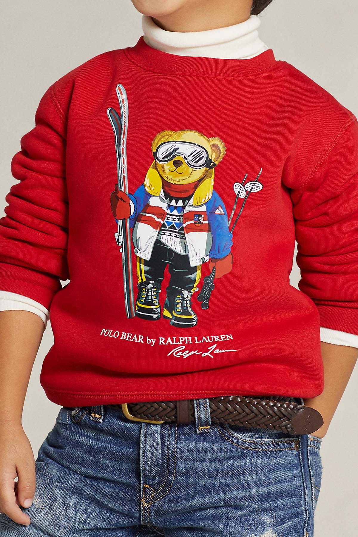 Polo Ralph Lauren Kids 2-4 Yaş Erkek Çocuk Polo Bear Sweatshirt-Libas Trendy Fashion Store