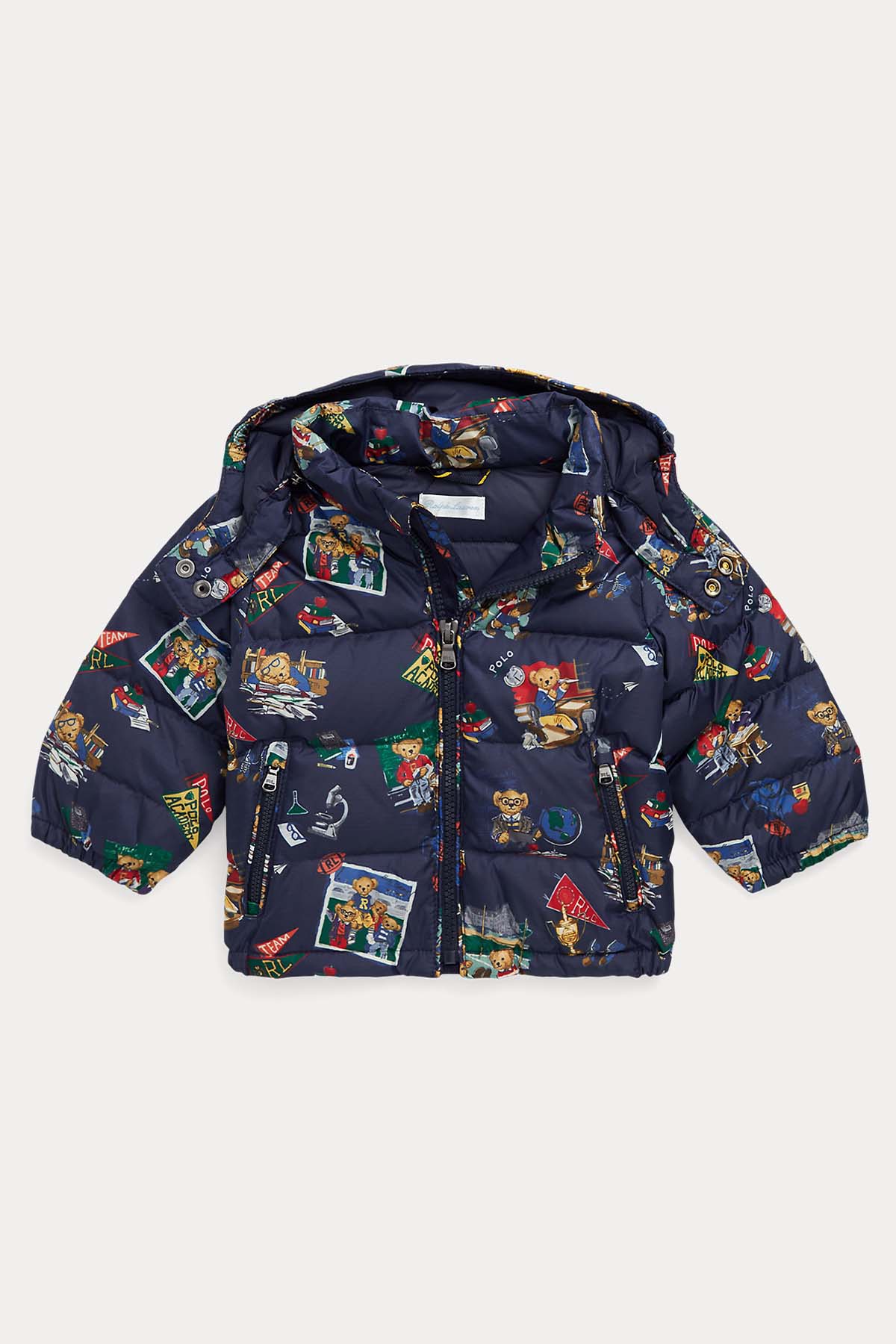 Polo Ralph Lauren Kids 12 Aylık Erkek Bebek Polo Bear Puffer Mont-Libas Trendy Fashion Store