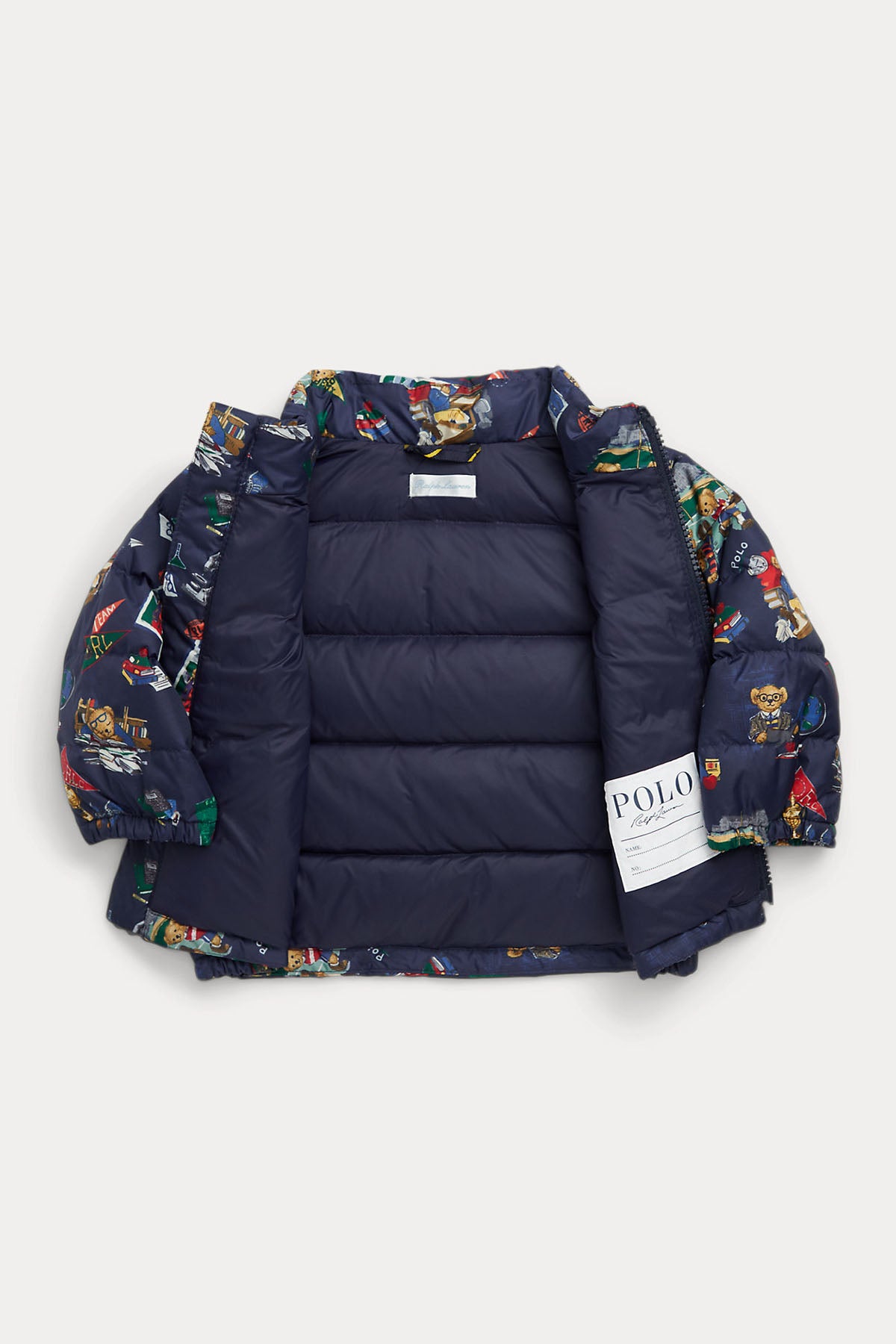 Polo Ralph Lauren Kids 12 Aylık Erkek Bebek Polo Bear Puffer Mont-Libas Trendy Fashion Store