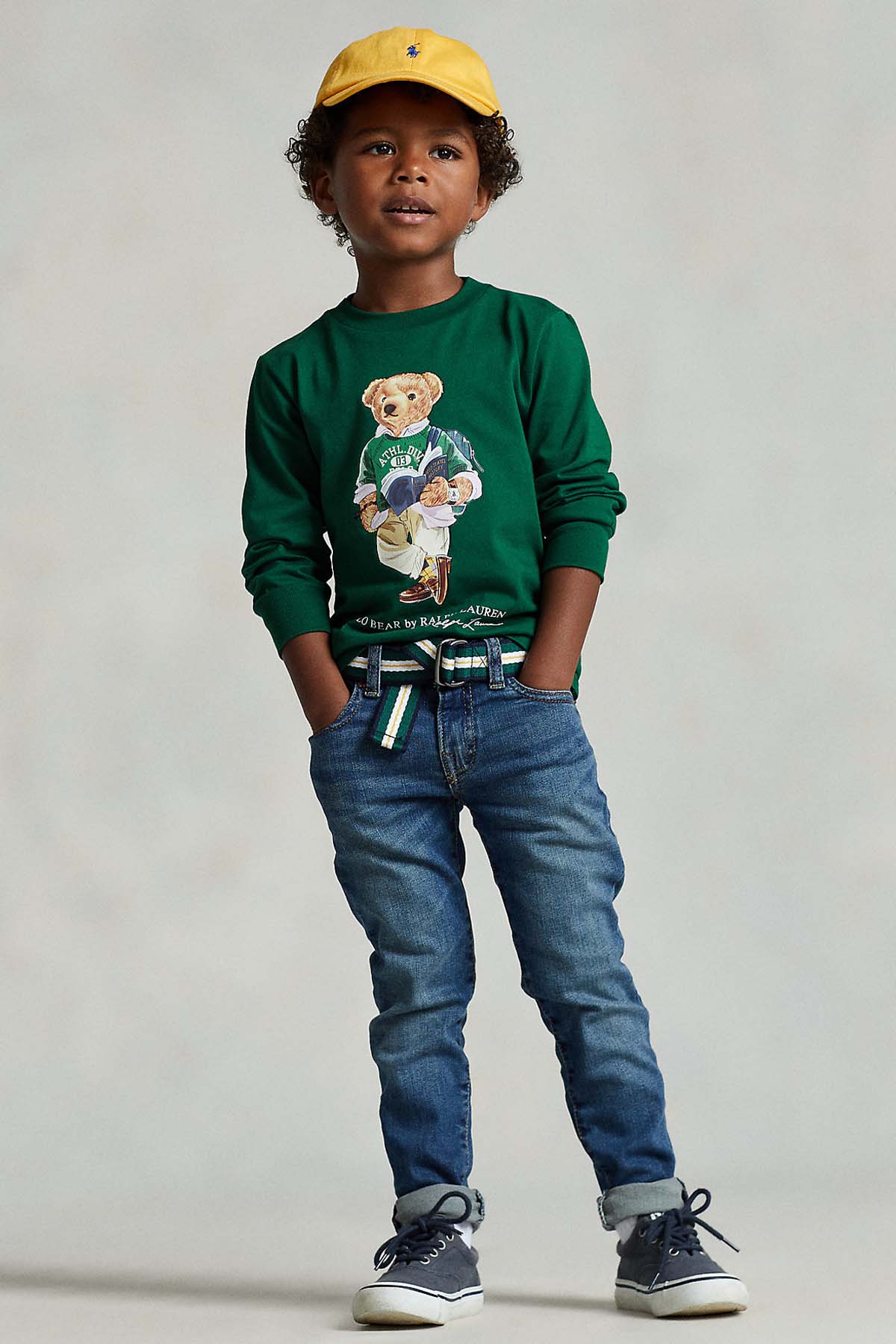 Polo Ralph Lauren Kids 2-4 Yaş Erkek Çocuk Polo Bear T-shirt-Libas Trendy Fashion Store