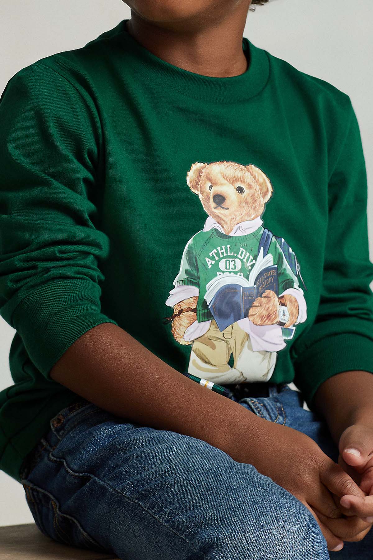 Polo Ralph Lauren Kids 2-4 Yaş Erkek Çocuk Polo Bear T-shirt-Libas Trendy Fashion Store