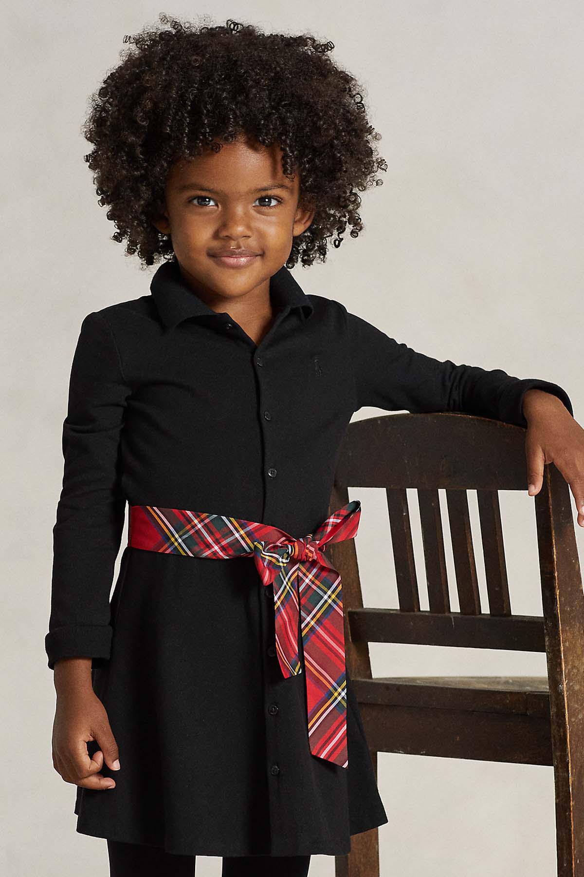 Polo Ralph Lauren Kids 5 Yaş Kız Çocuk Kuşaklı Gömlek Elbise-Libas Trendy Fashion Store