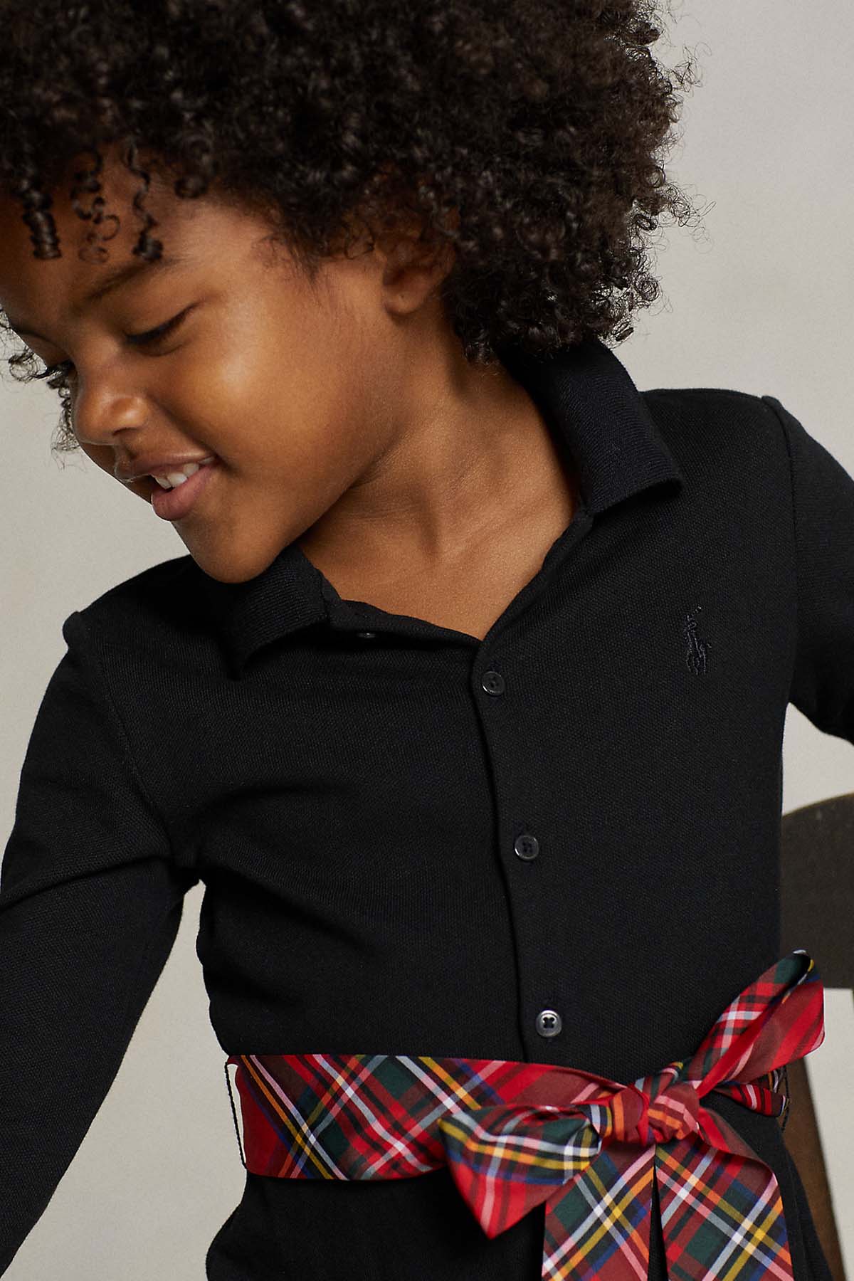 Polo Ralph Lauren Kids 5 Yaş Kız Çocuk Kuşaklı Gömlek Elbise-Libas Trendy Fashion Store