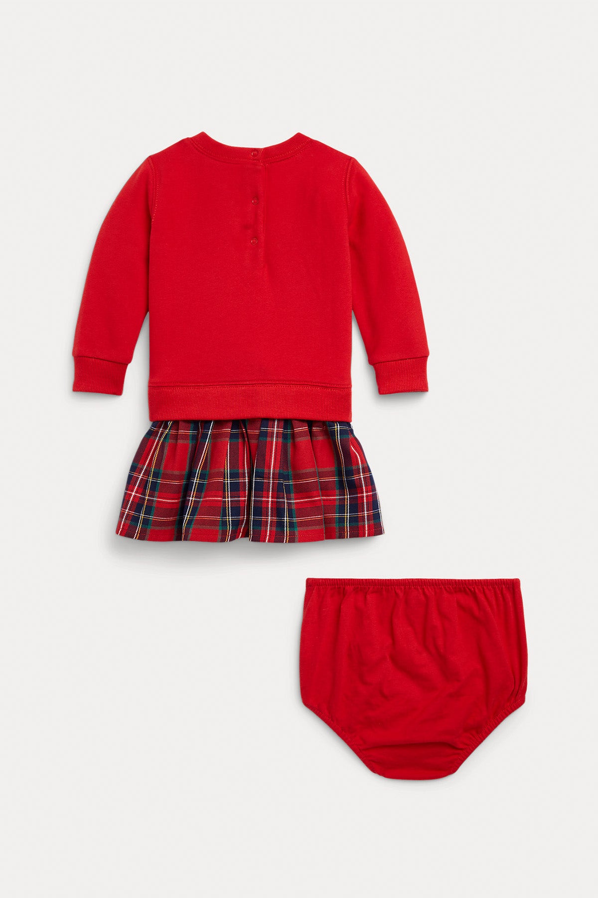 Polo Ralph Lauren Kids 12-18 Aylık Kız Bebek Sweatshirt Elbise-Libas Trendy Fashion Store