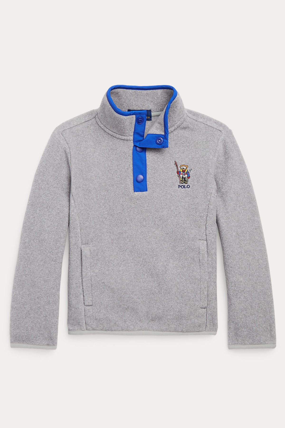 Polo Ralph Lauren Kids 5-6 Yaş Erkek Çocuk Dik Yaka Polo Bear Sweatshirt-Libas Trendy Fashion Store