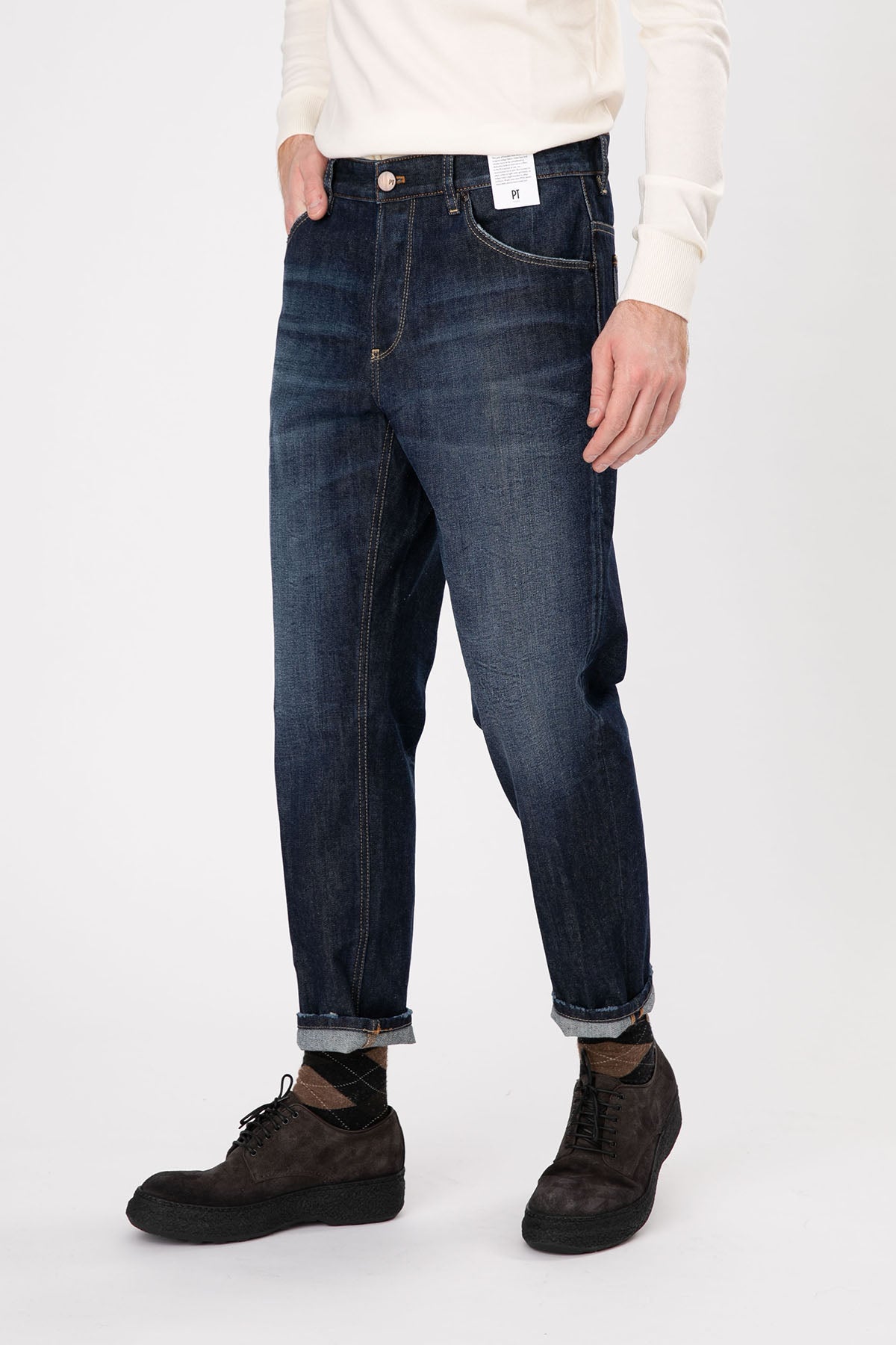 Pantaloni Torino Rebel Slim Fit Jeans-Libas Trendy Fashion Store