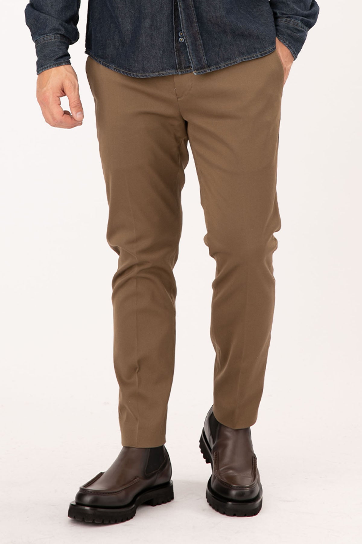 Pantaloni Torino Dieci Fit Edge Yandan Cepli Streç Pantolon-Libas Trendy Fashion Store