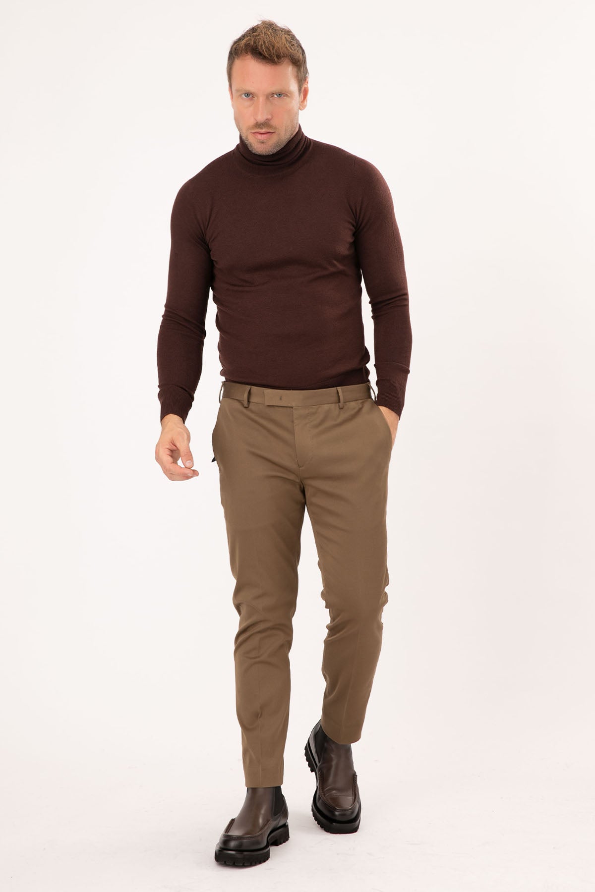 Pantaloni Torino Dieci Fit Edge Yandan Cepli Streç Pantolon-Libas Trendy Fashion Store